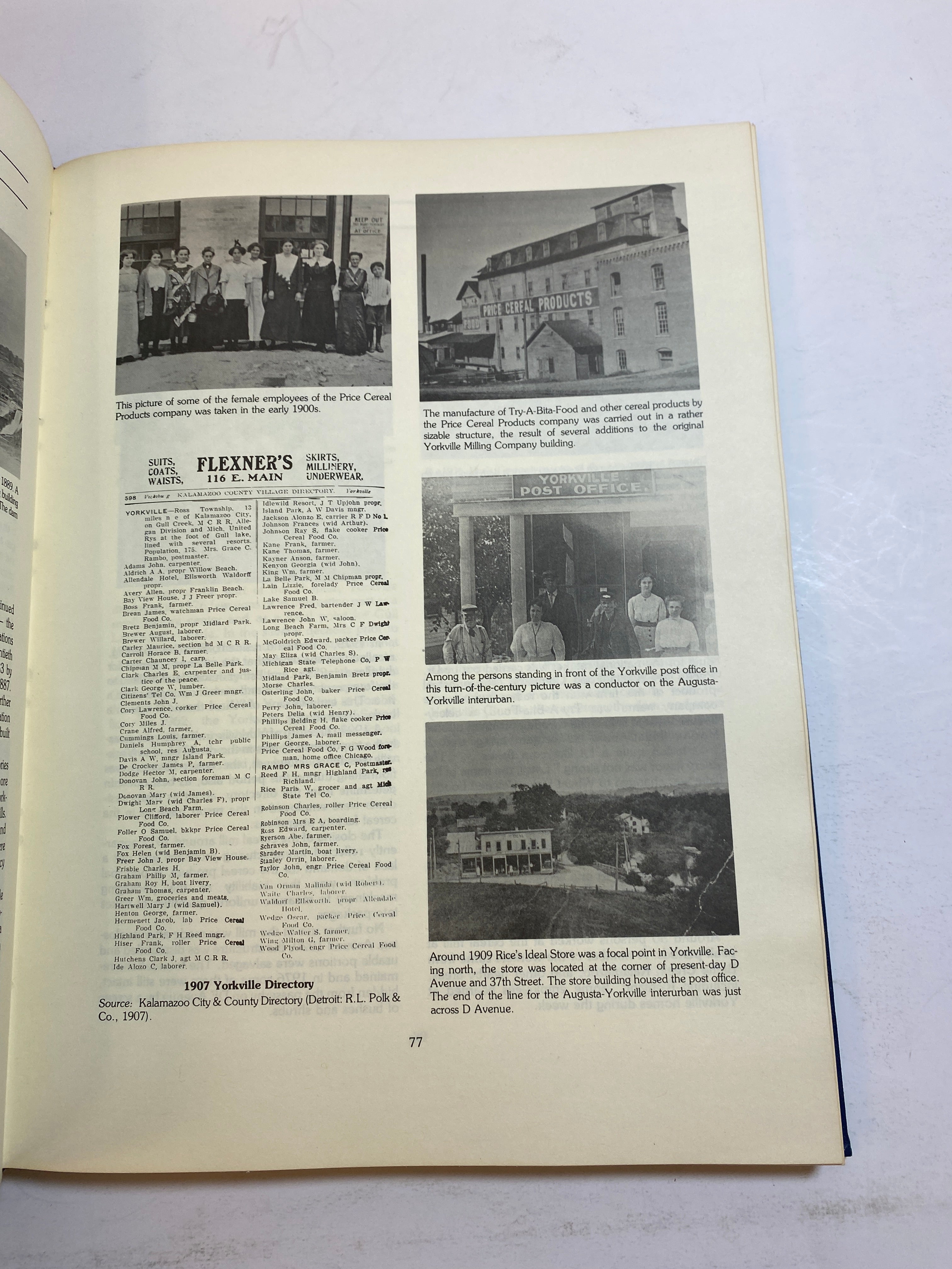 Richland, Michigan Prairie Beginnings HC 1981