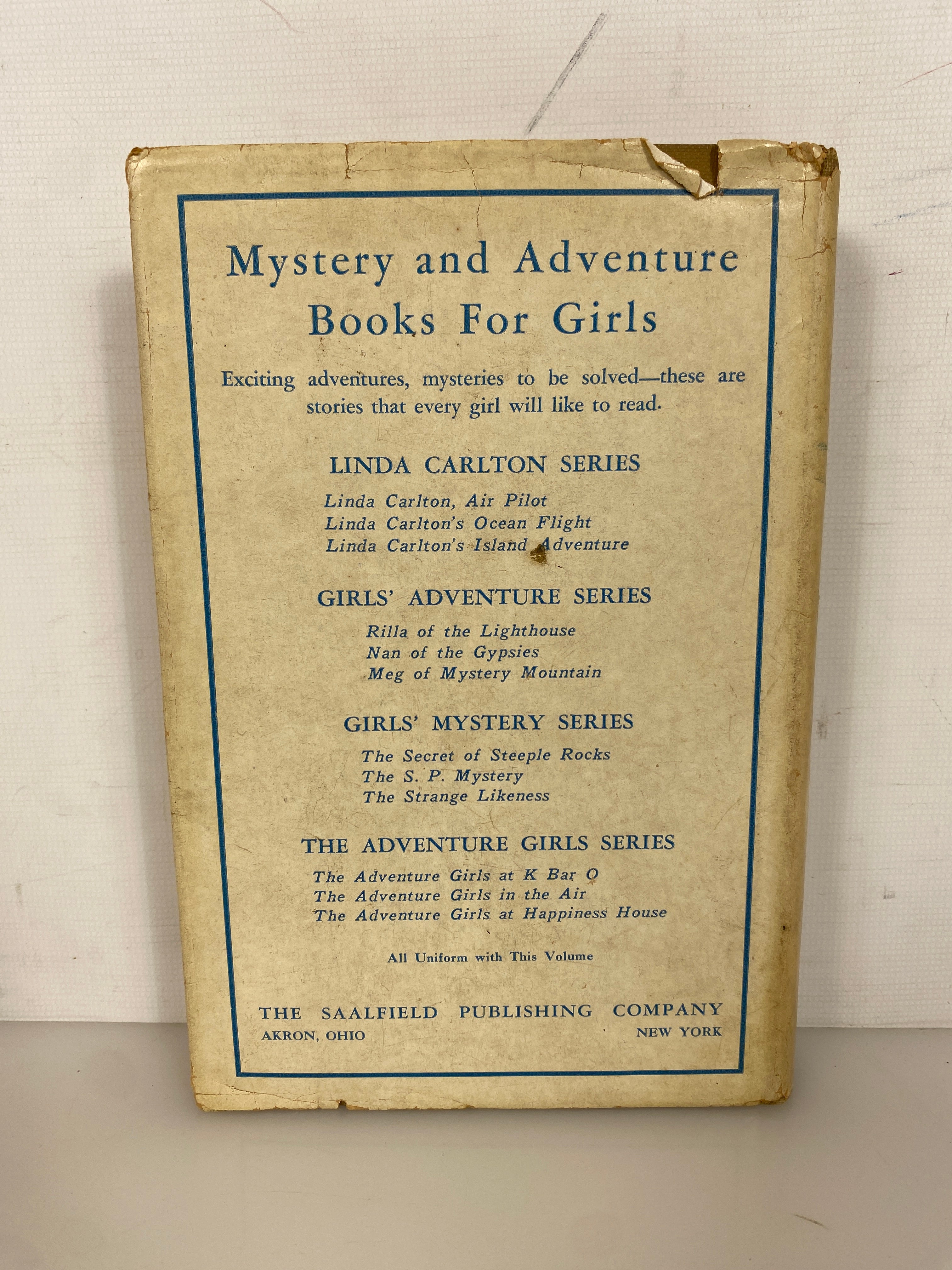 Rilla of the Lighthouse by Grace May North 1926 Antique HC DJ