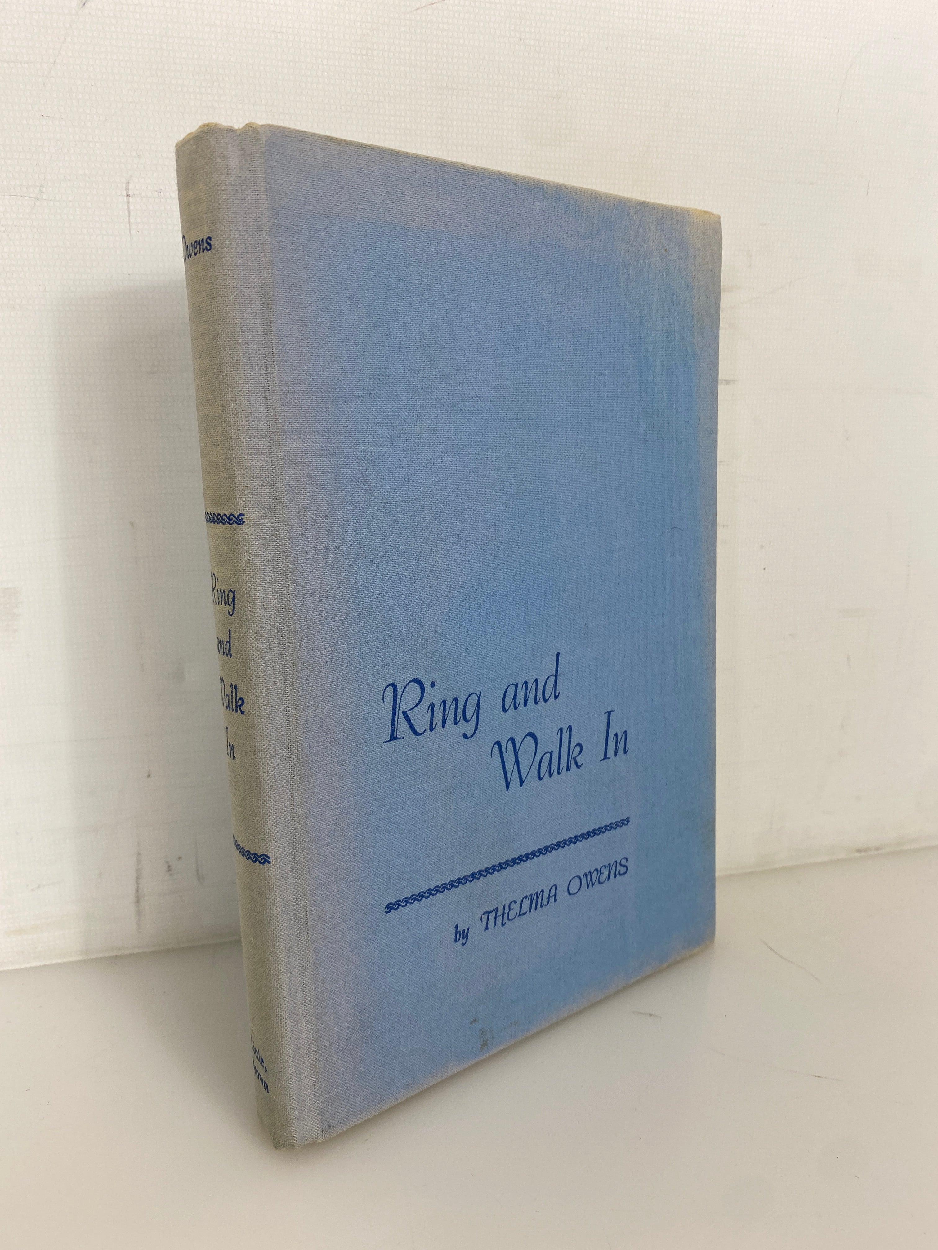 Ring and Walk In by Thelma Owens 1969 First Edition Vintage HC