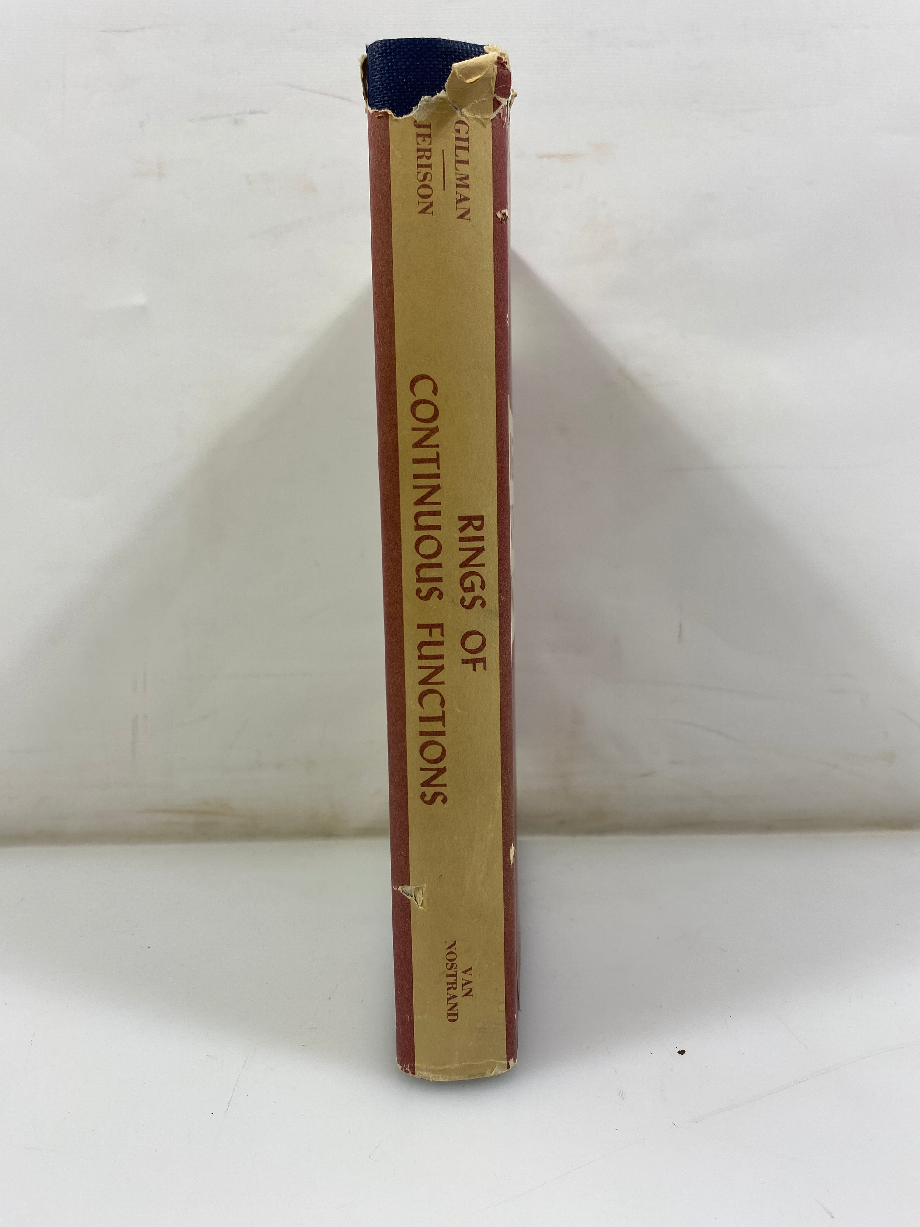 Rings of Continuous Functions by Gillman/Jerison 1960 HCDJ
