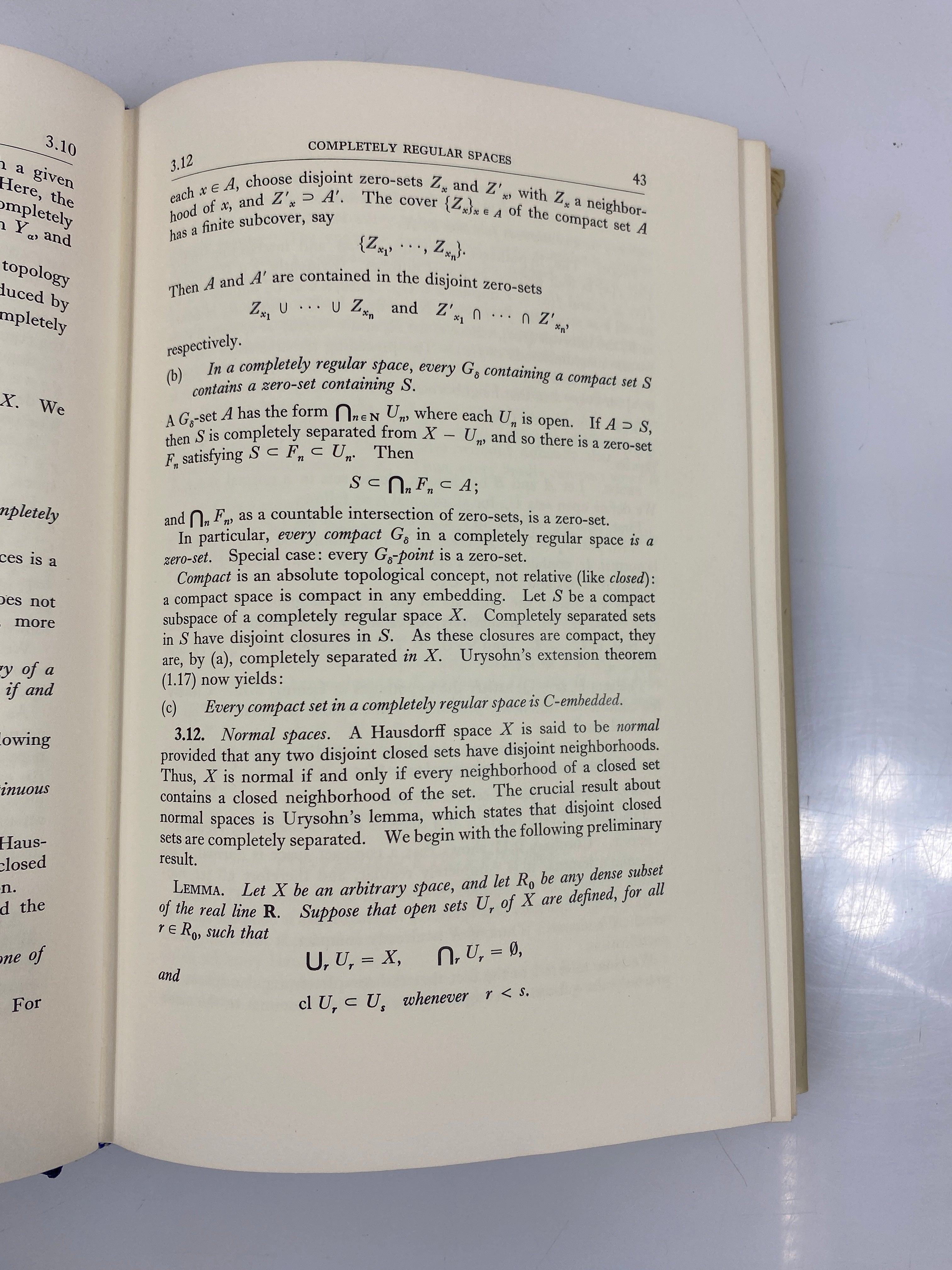 Rings of Continuous Functions by Gillman/Jerison 1960 HCDJ