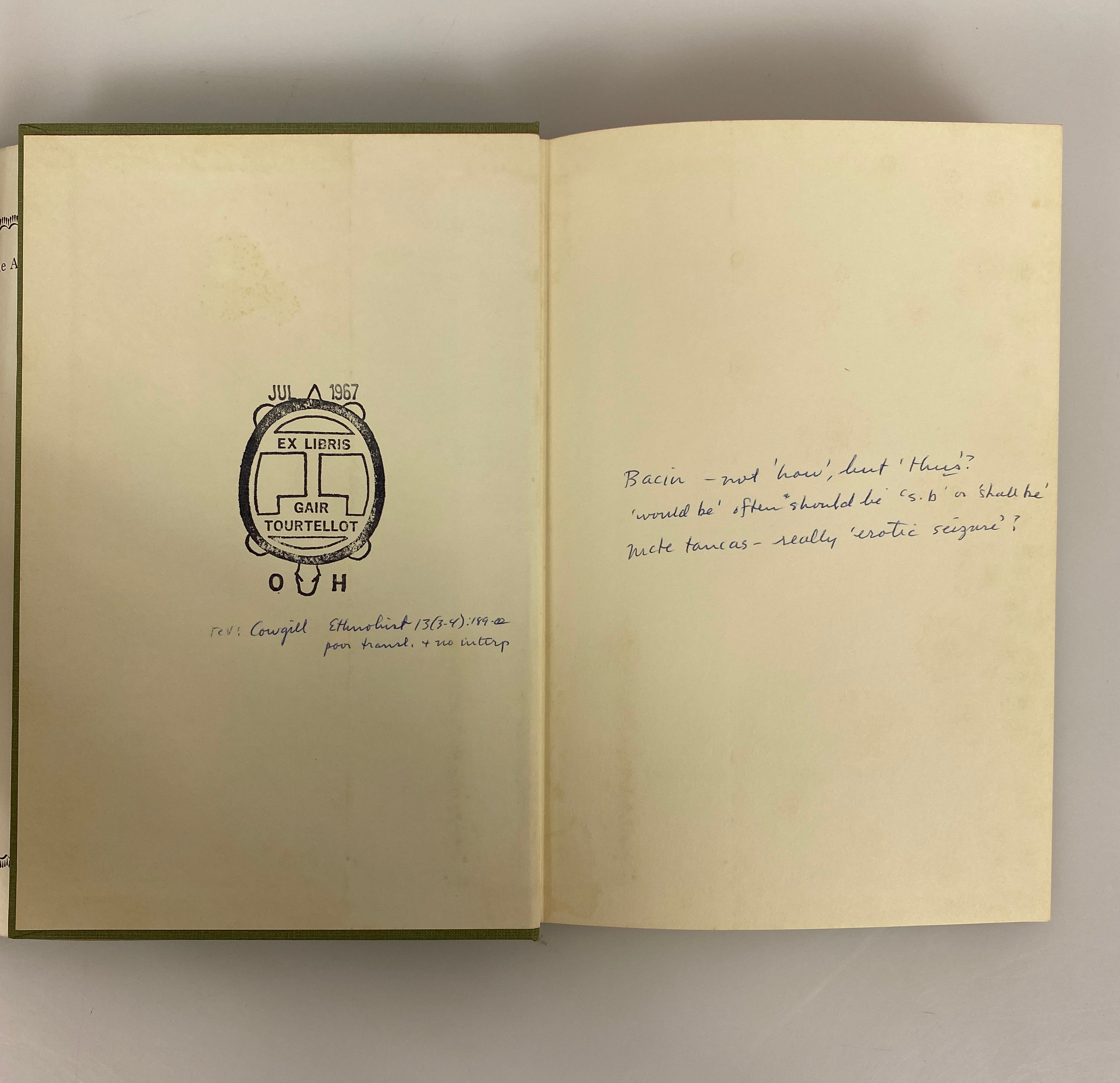 Ritual of the Bacabs by  Ralph L. Roys 1965 First Edition HC DJ