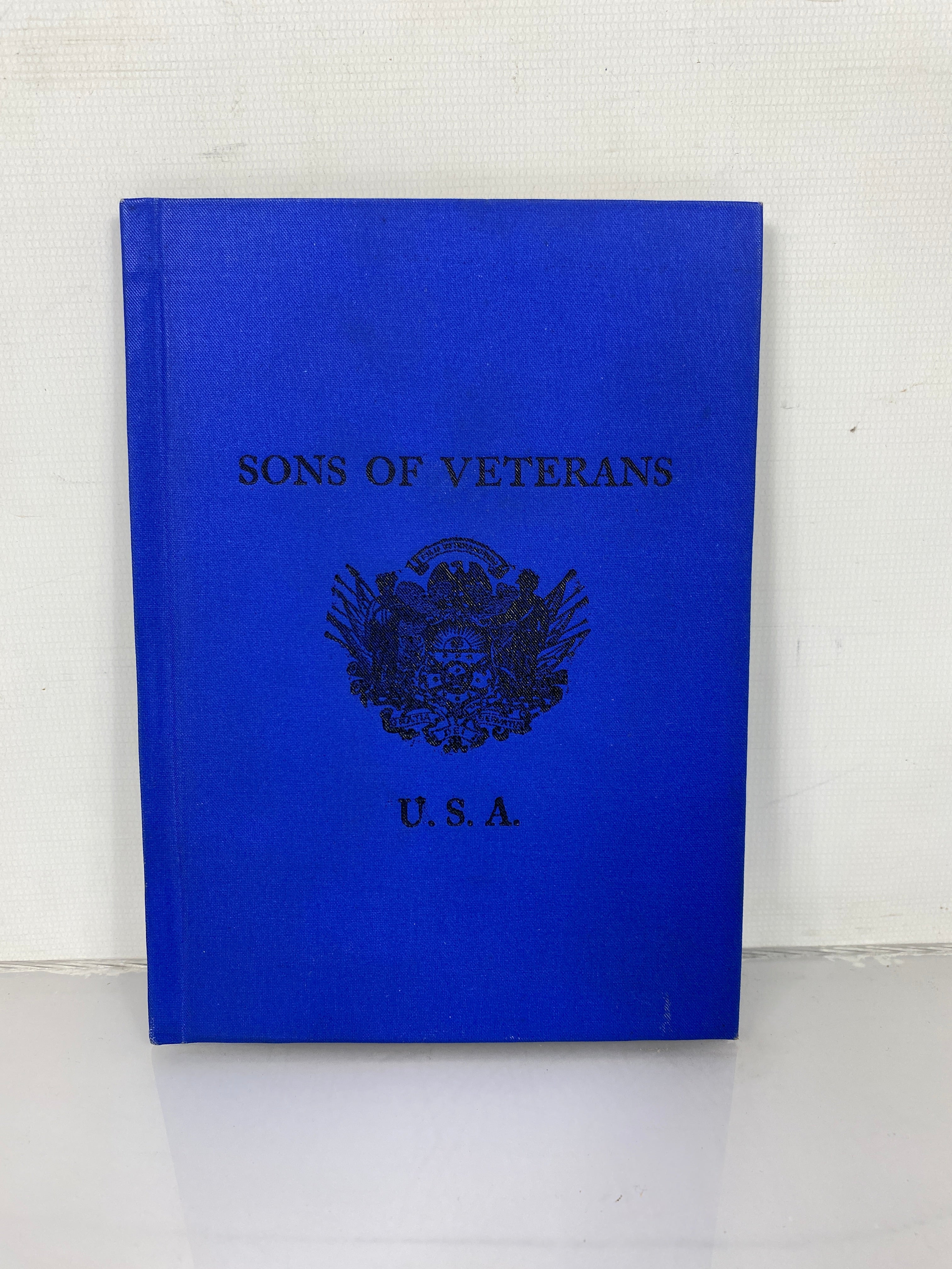 Ritual of the Sons of Veterans USA 1899 E.B. Stillings & Co Antique HC