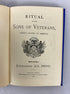 Ritual of the Sons of Veterans USA 1899 E.B. Stillings & Co Antique HC