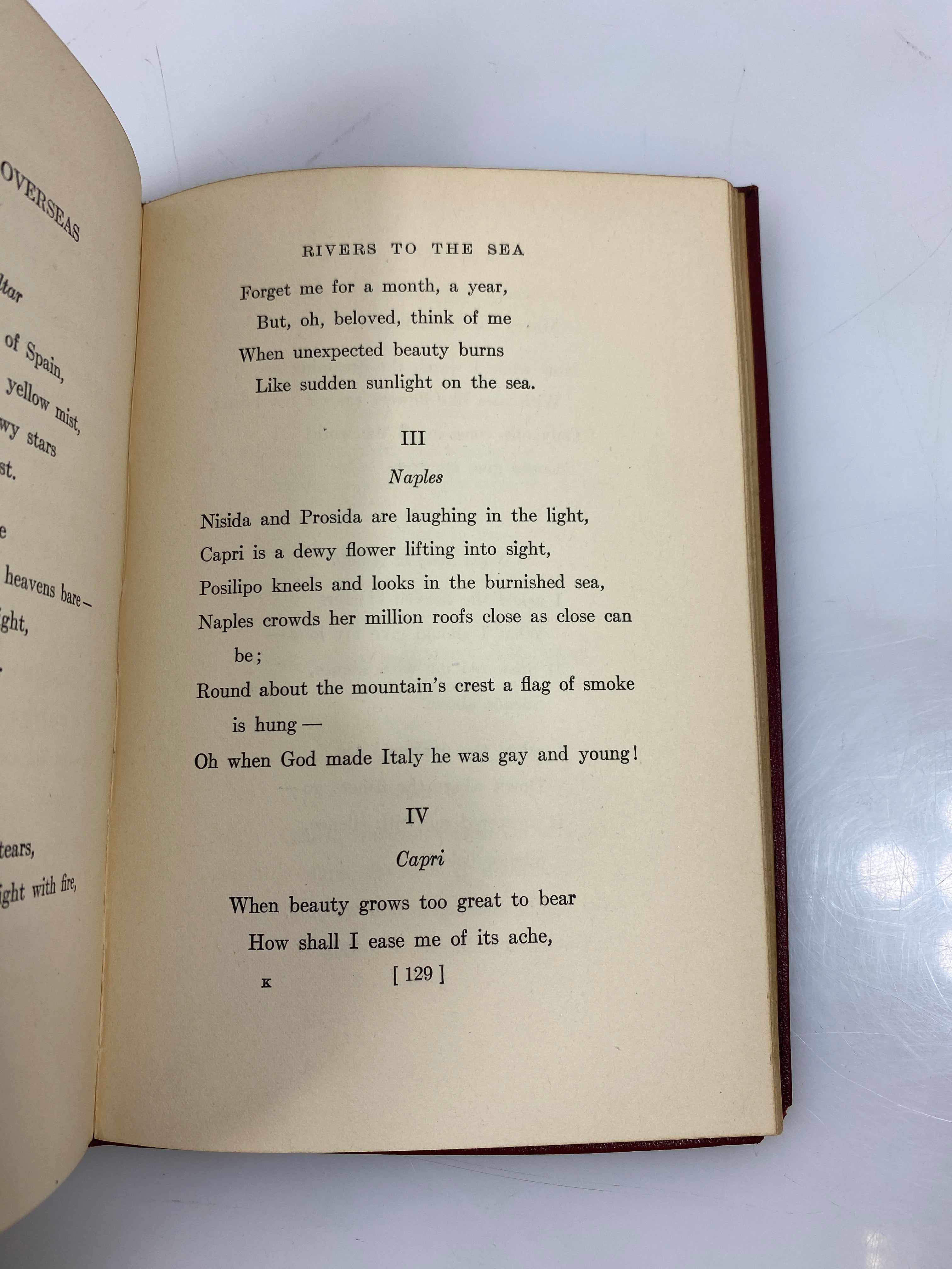 River to the Sea by Sara Teasdale 1916 HC
