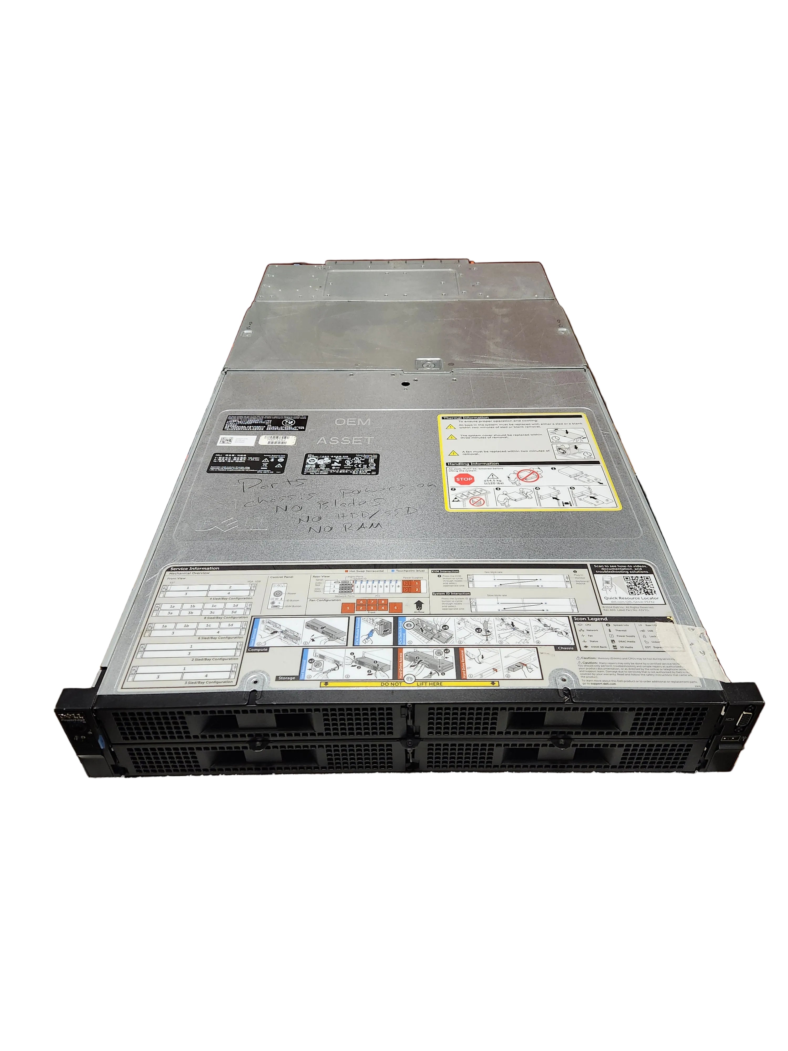 Dell PowerEdge FX2s Server 10GbE CMC Blade Empty Chassis