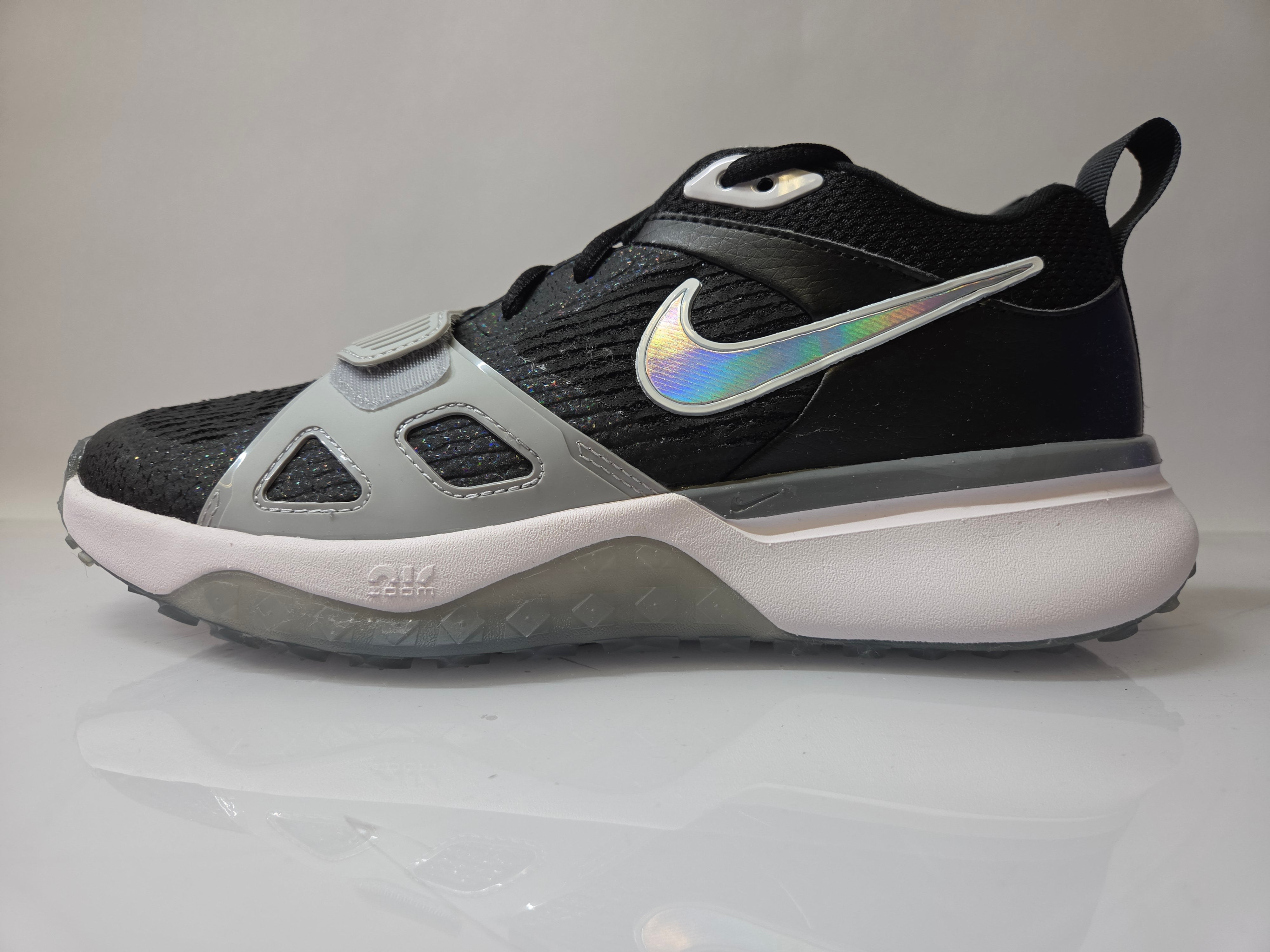 Nike Black Air Zoom Diamond Elite Turf Baseball Shoes Men's Size 10