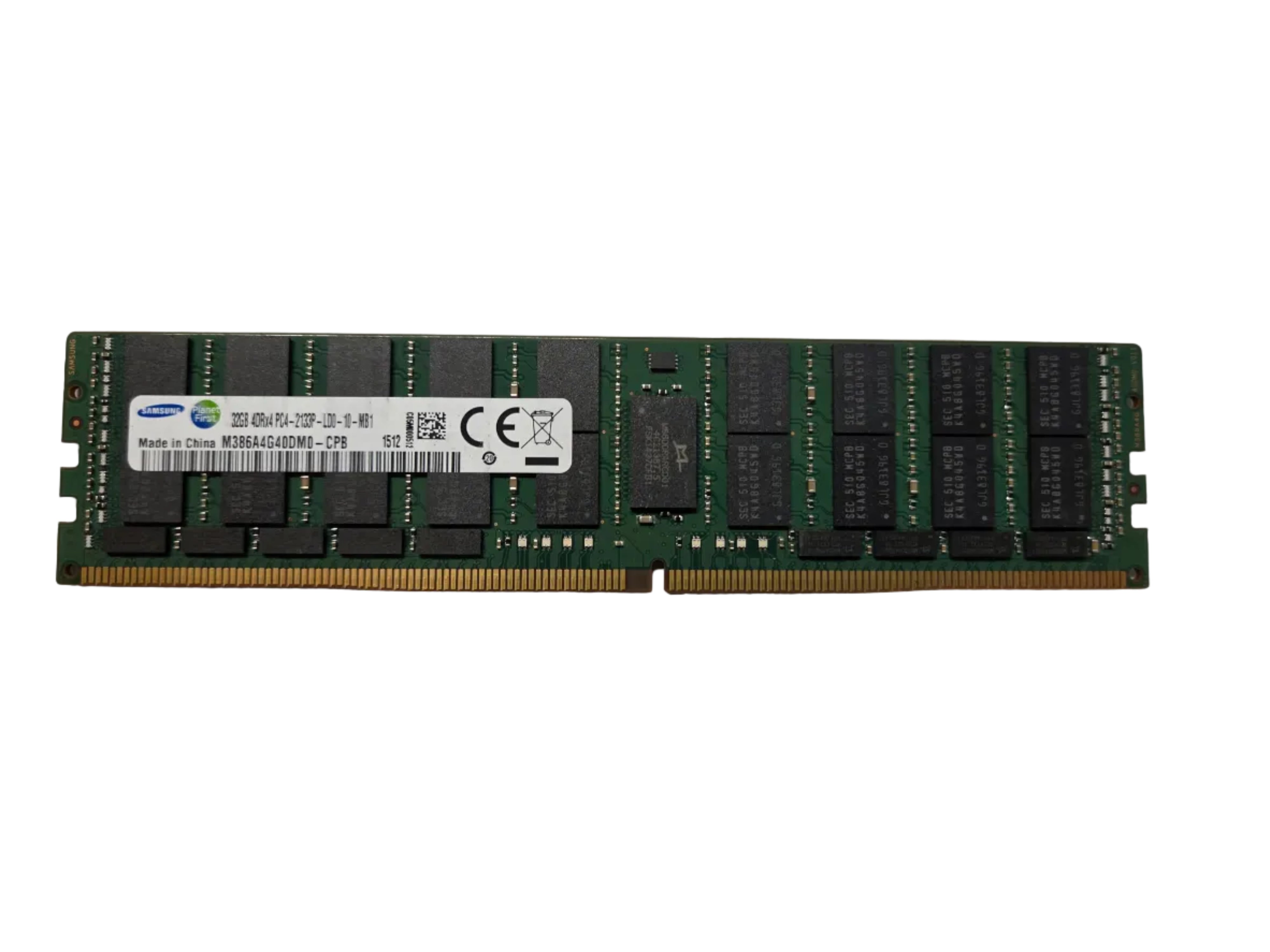 32GB 4Rx4 PC4-17000 DDR4-2133 ECC Registered Load Reduced RAM