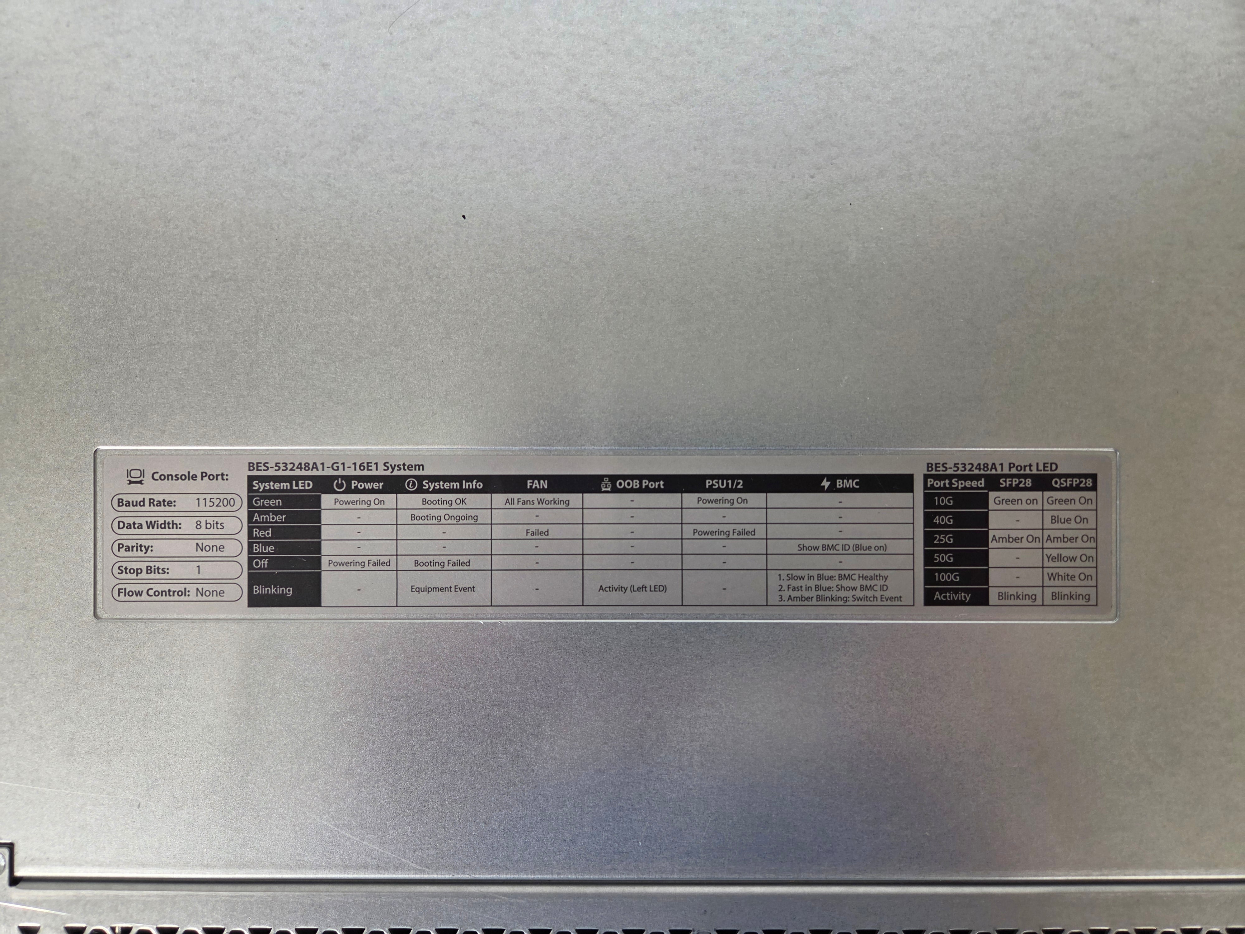 Quanta IX8 BES-53248A1-G1-16E1 48-Port Switch