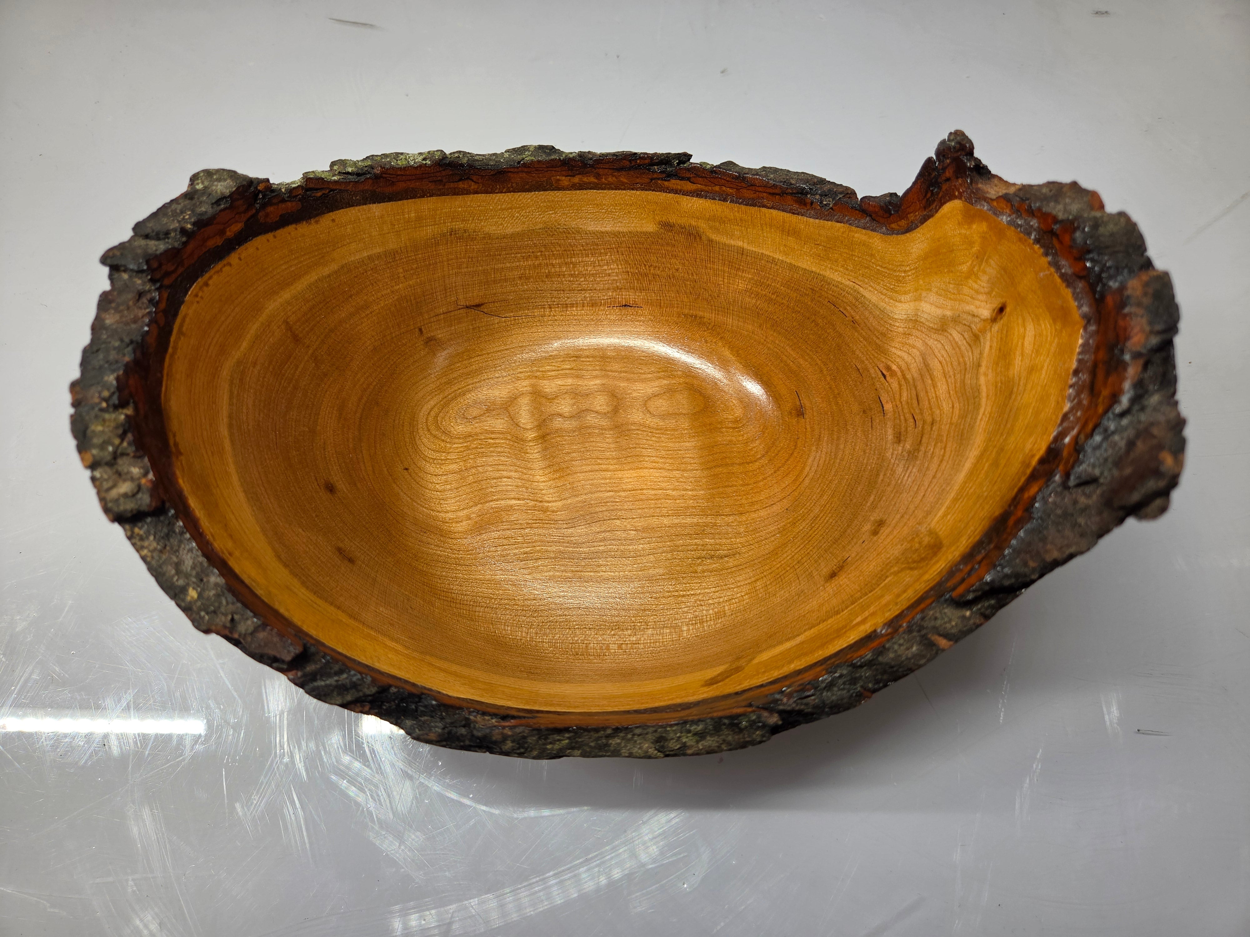 MSU Shadows Cherry Wood Bowl #053