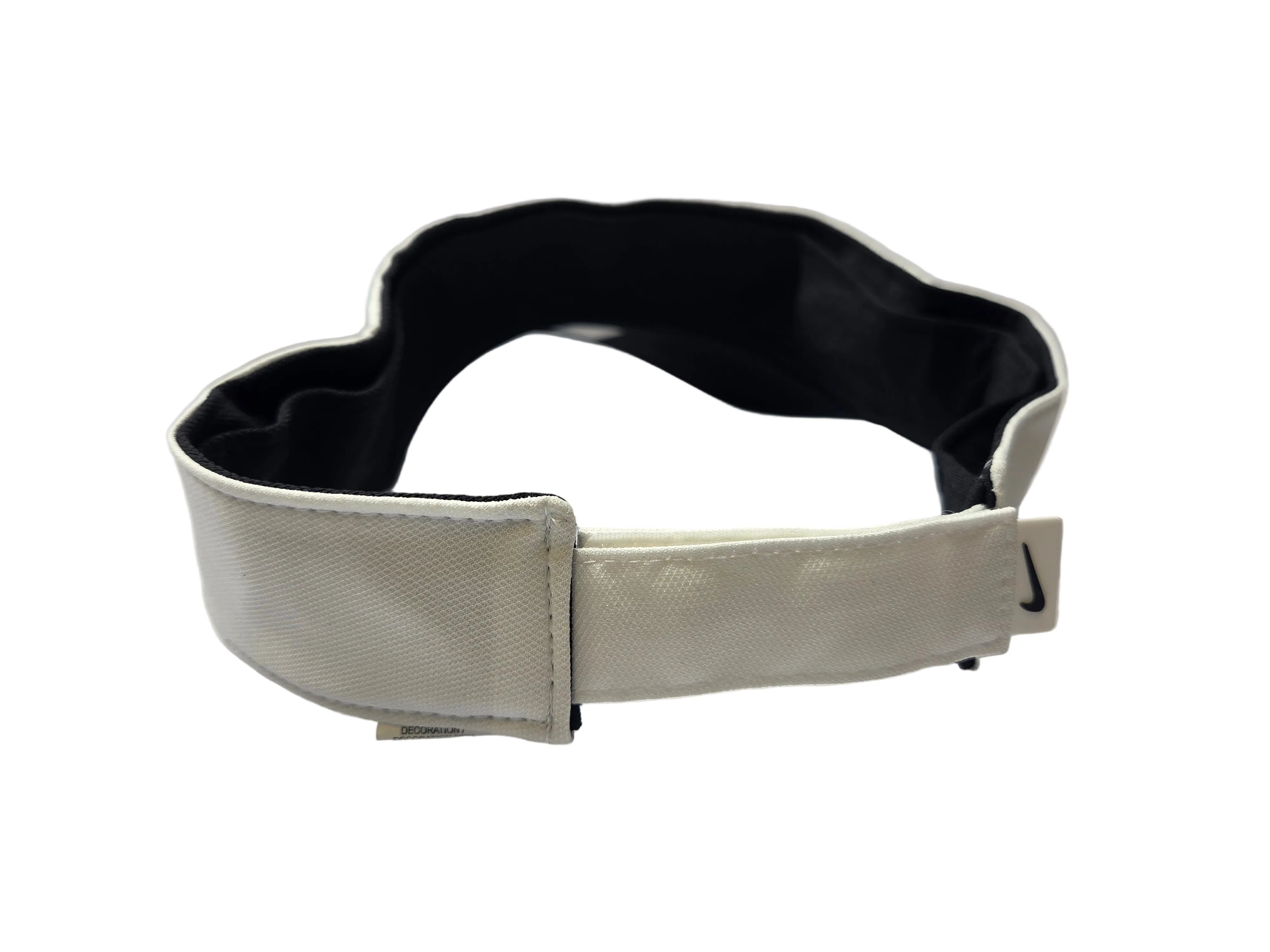 Nike White Ace Team Visor Adult Size