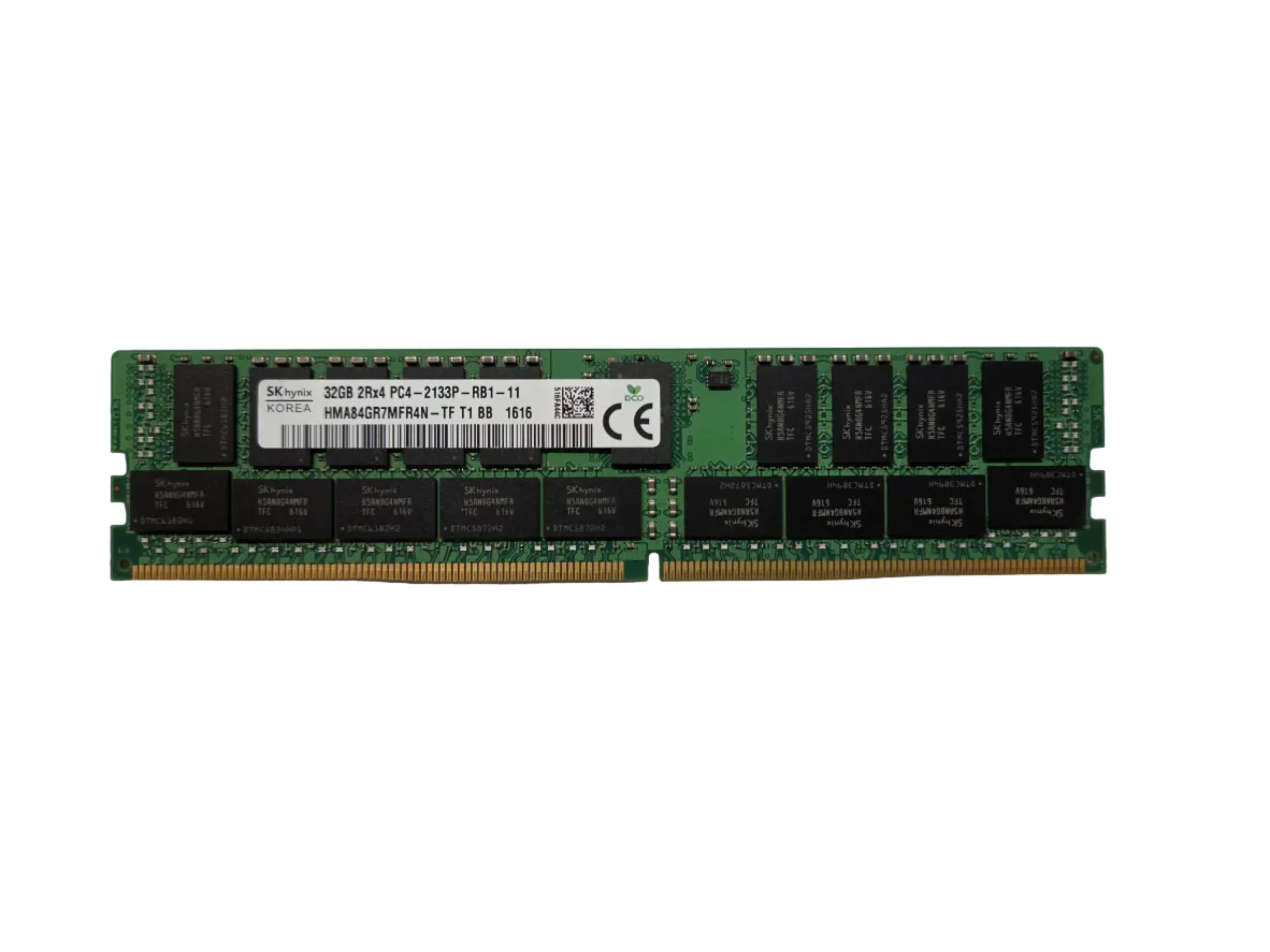 32GB 2Rx4 PC4-17000 DDR4-2133 ECC Registered RAM