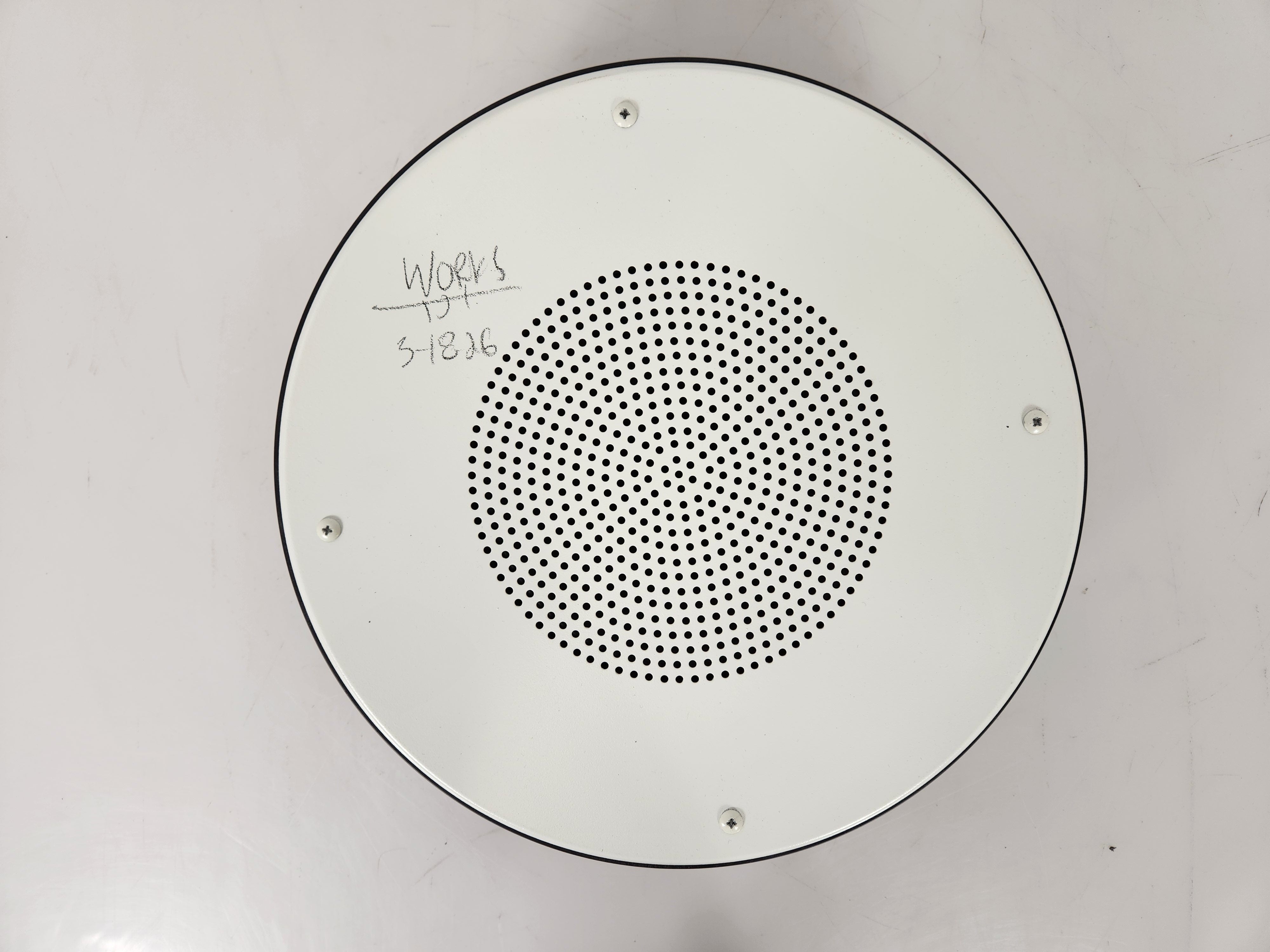 Lowell 810 8" Ceiling Speaker with Black CP84 Enclosure