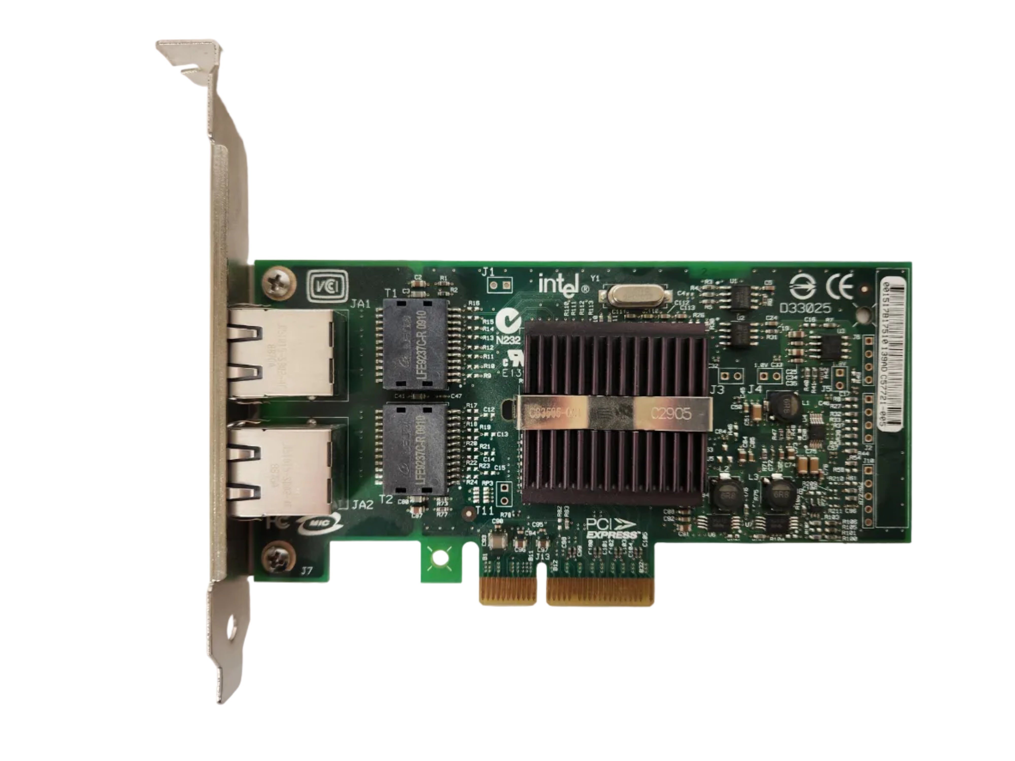 Intel PRO/1000 PT Dual Port Lan Card D33682