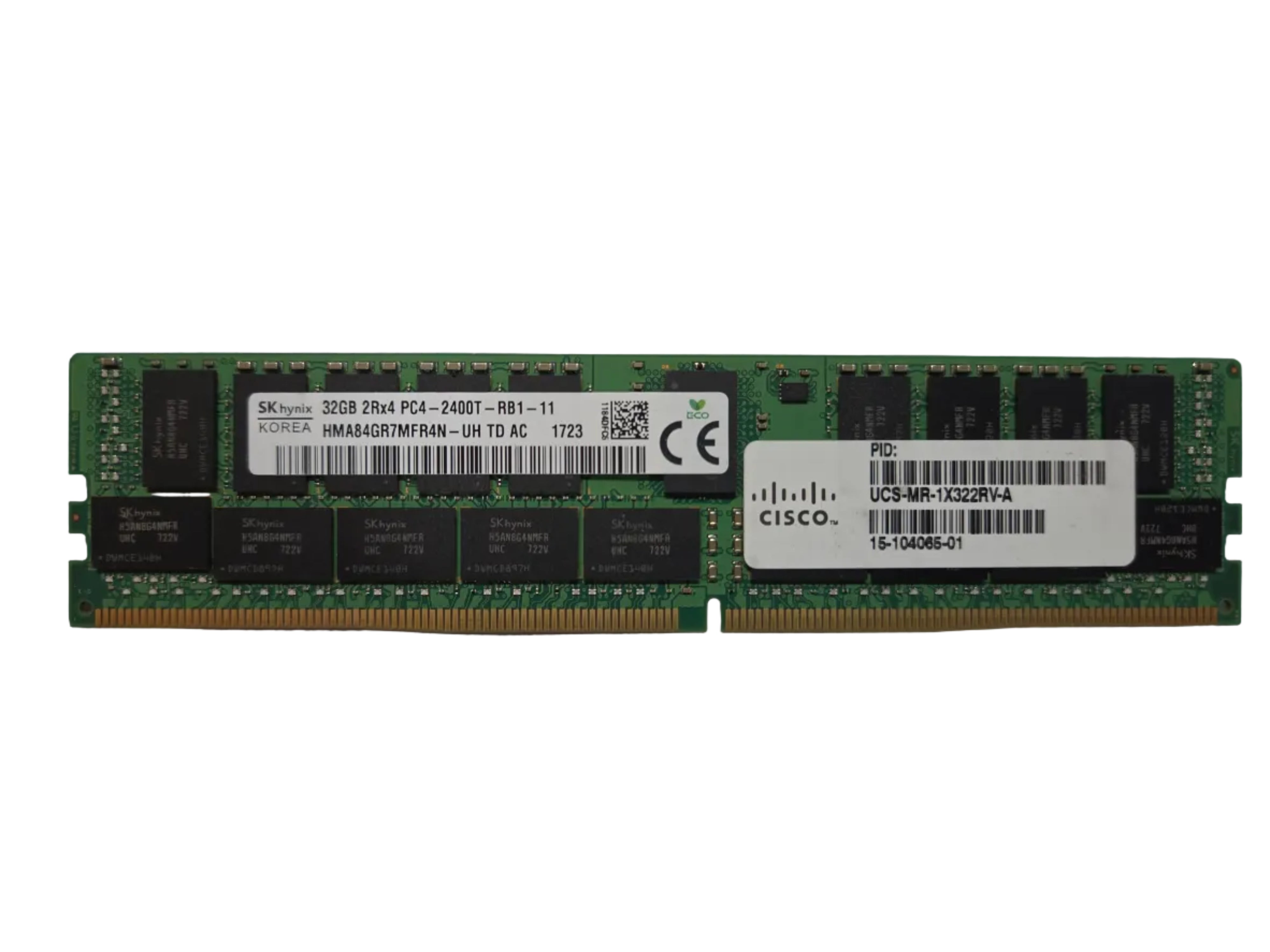 32GB 2Rx4 PC4-19200 DDR4-2400 ECC Registered RAM