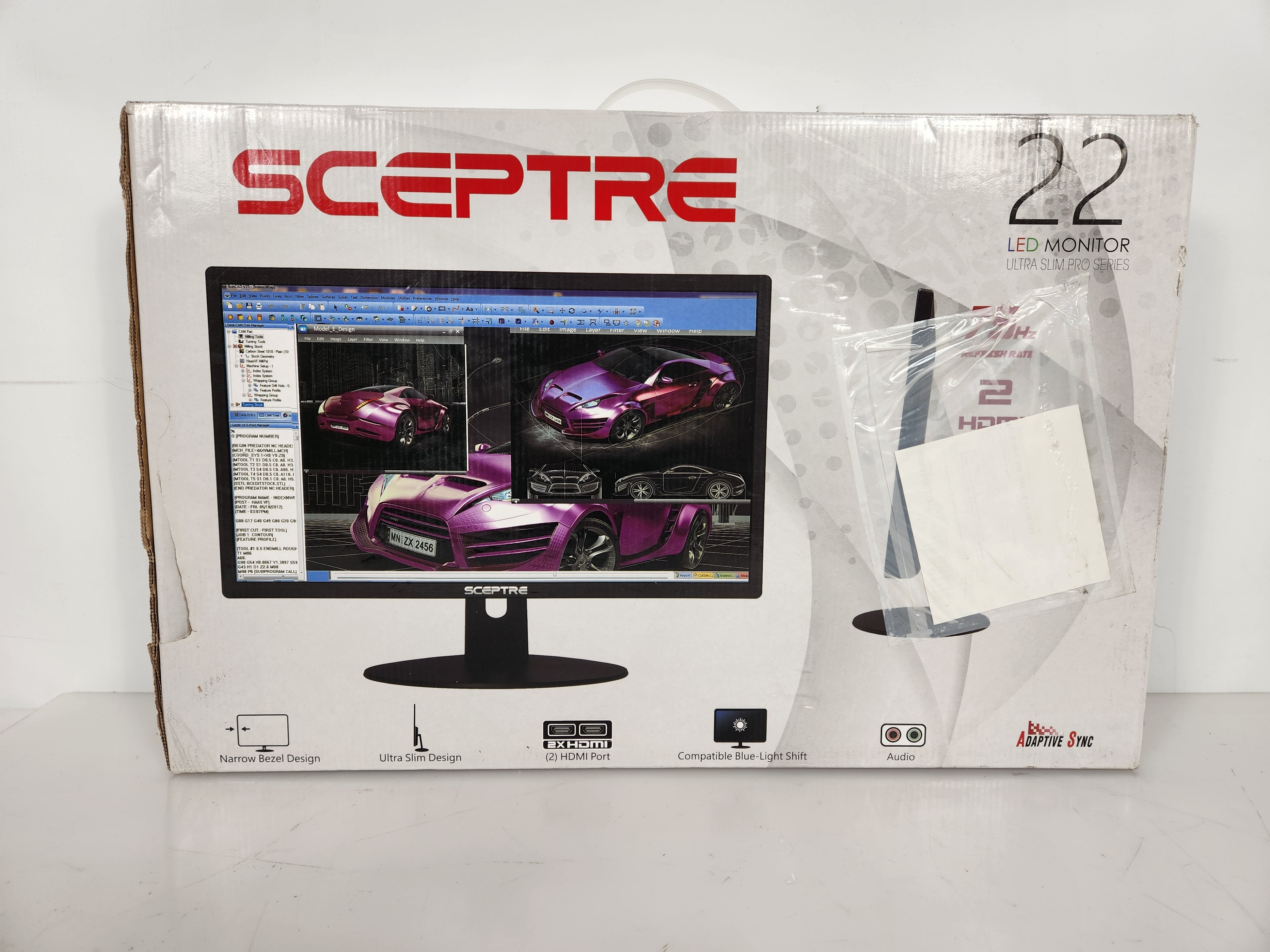 Sceptre 22" Ultra Slim Pro Series LED Monitor