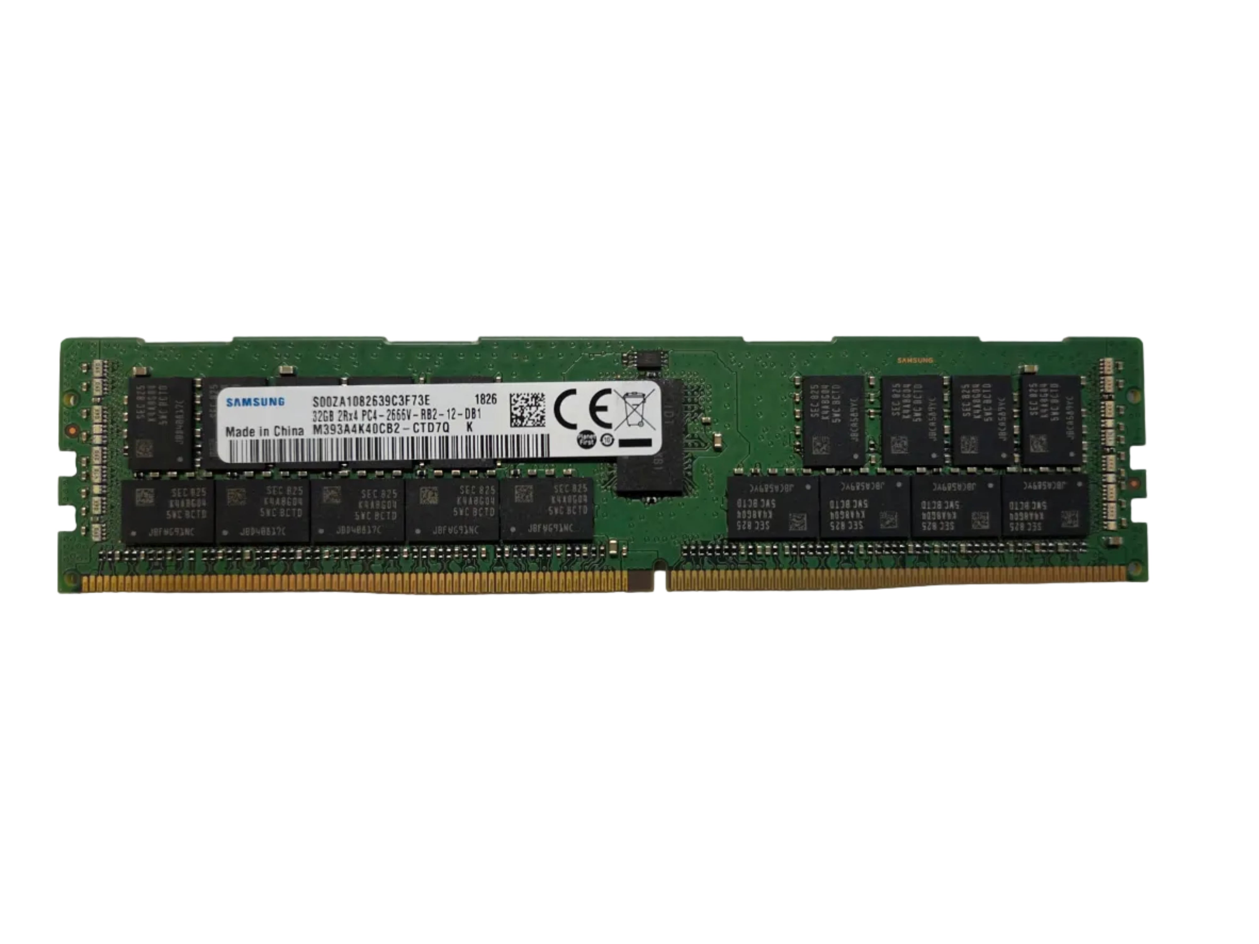 32GB 2Rx4 PC4-21300 DDR4-2666 ECC Registered RAM