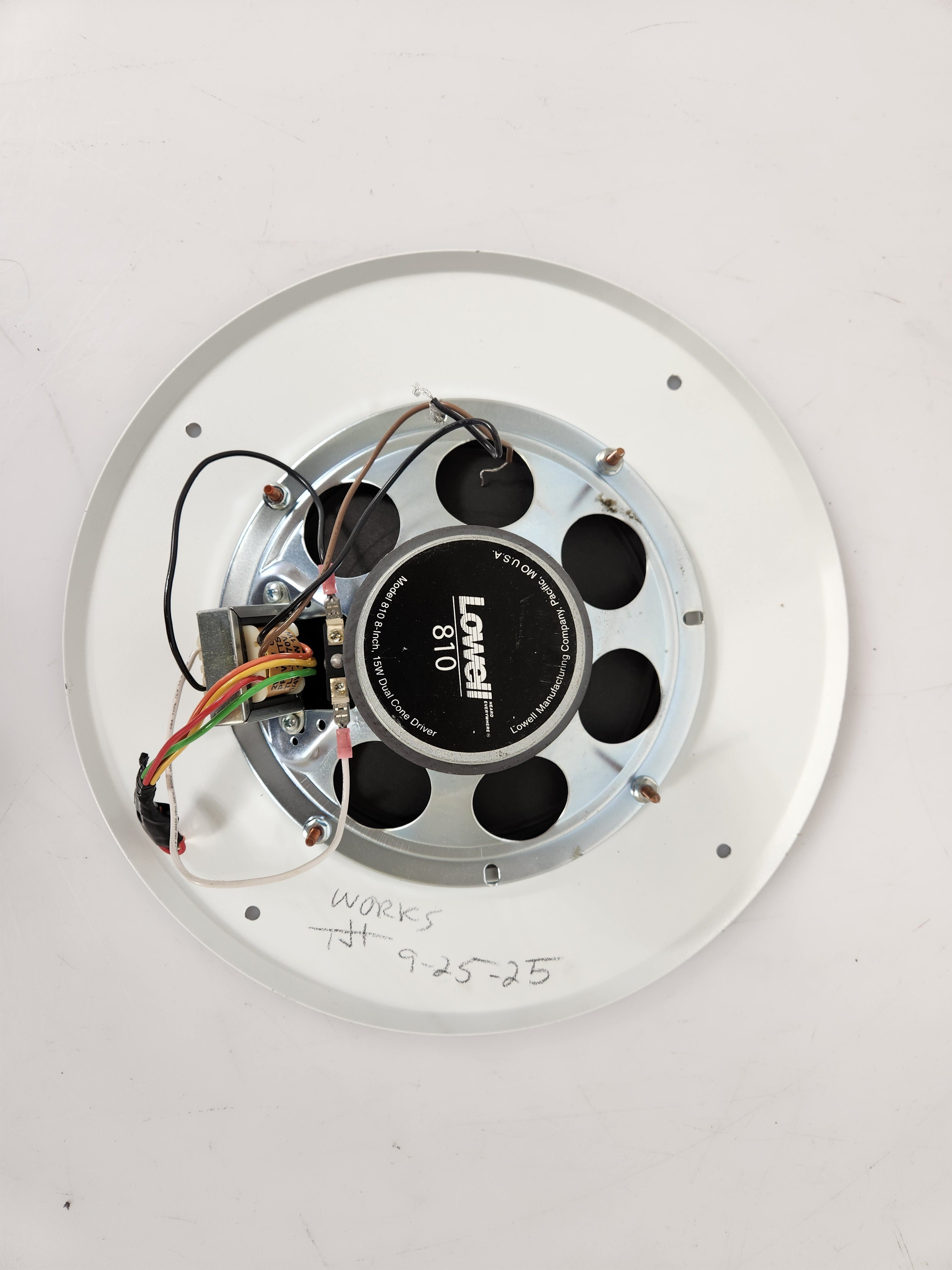 Lowell 810 8" Ceiling Speaker