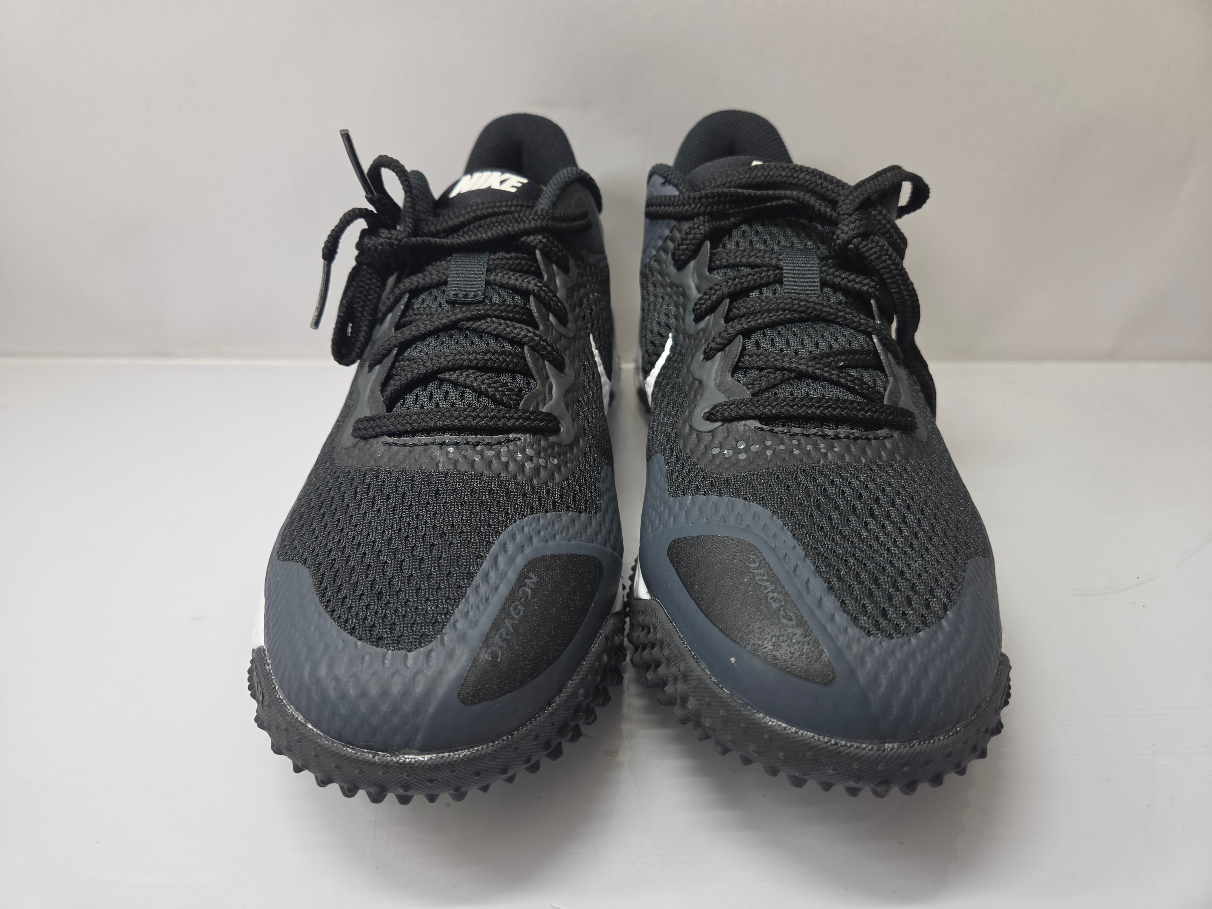 Nike Black Alpha Hurache Elite 3 Turf Baseball Shoes Men's Size 10