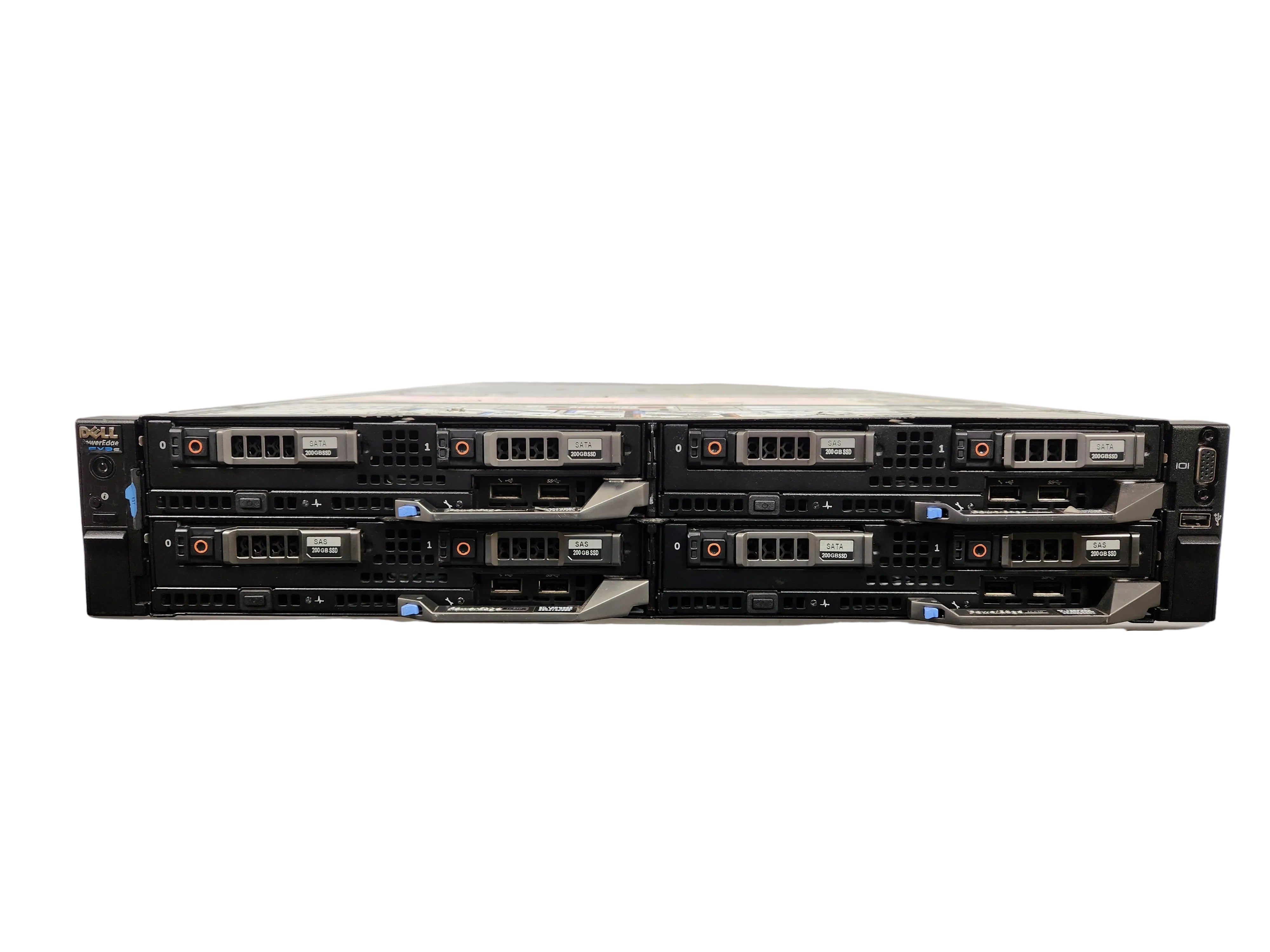 Dell PowerEdge FX2S 4-Node Blade Server 4x FC630 Blades 128GB DDR4 RAM #2