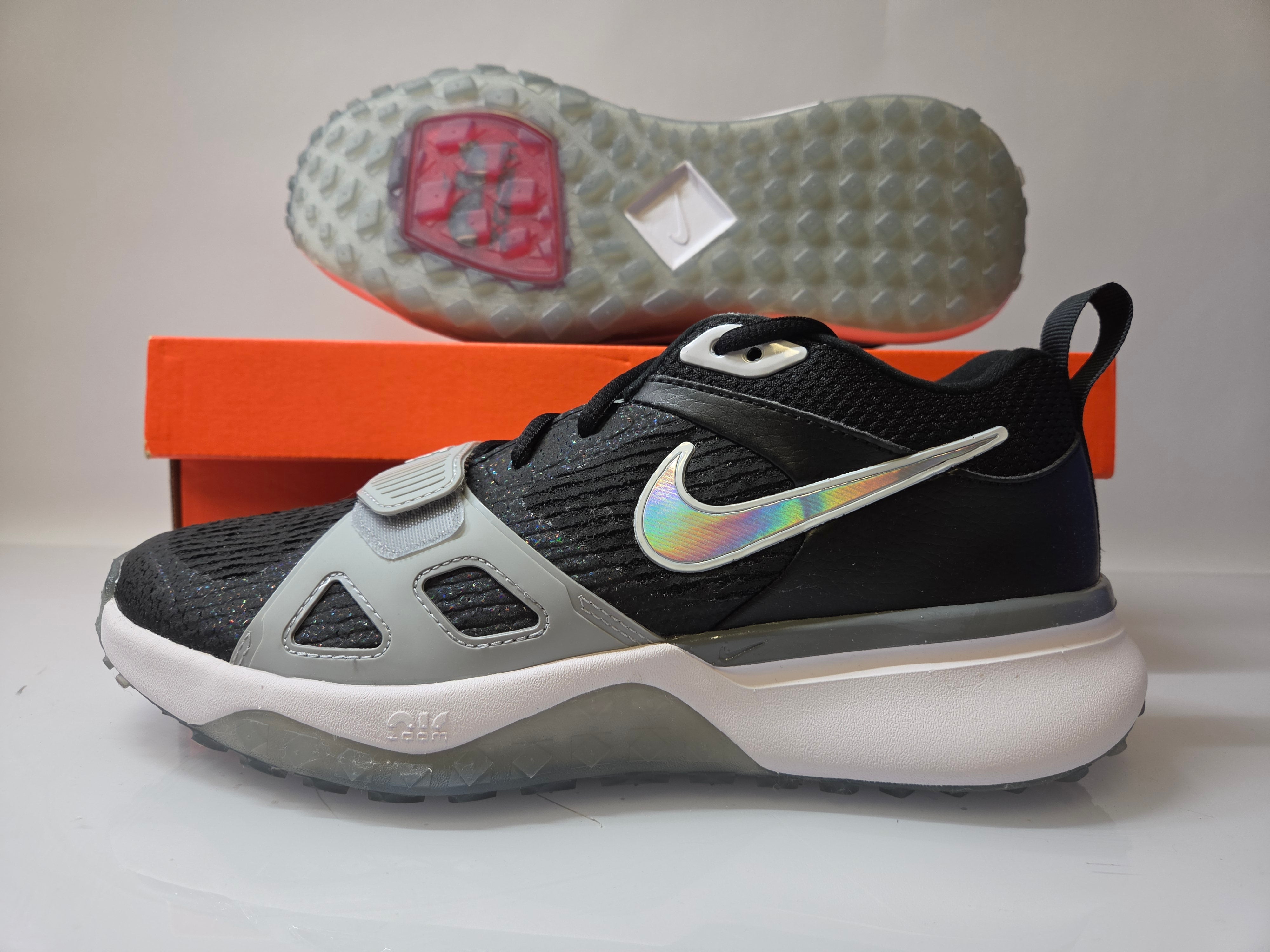 Nike Black Air Zoom Diamond Elite Turf Baseball Shoes Men's Size 10