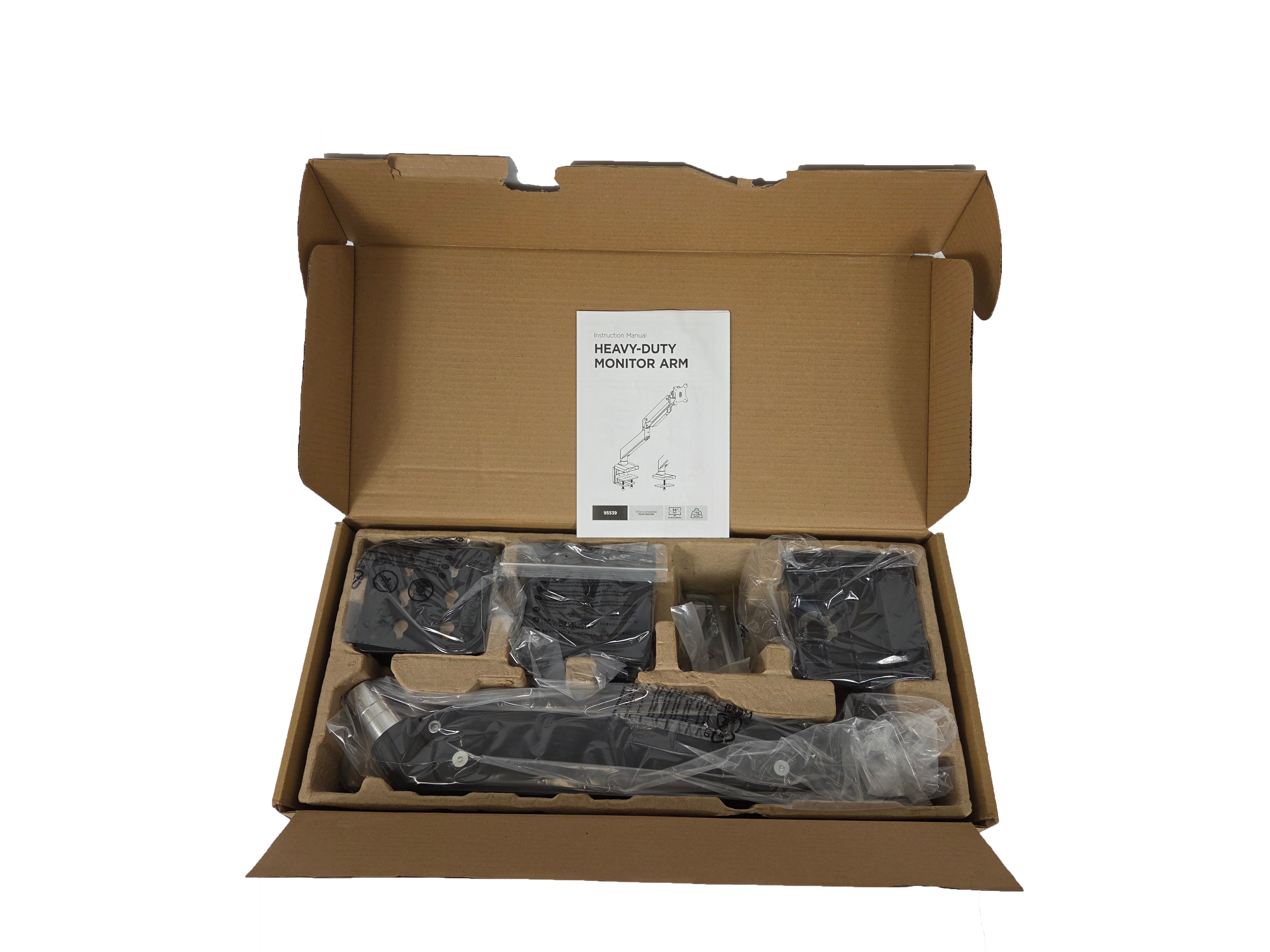 Spectrum Industries 95539 Single Monitor Arm Desk Mount *New*