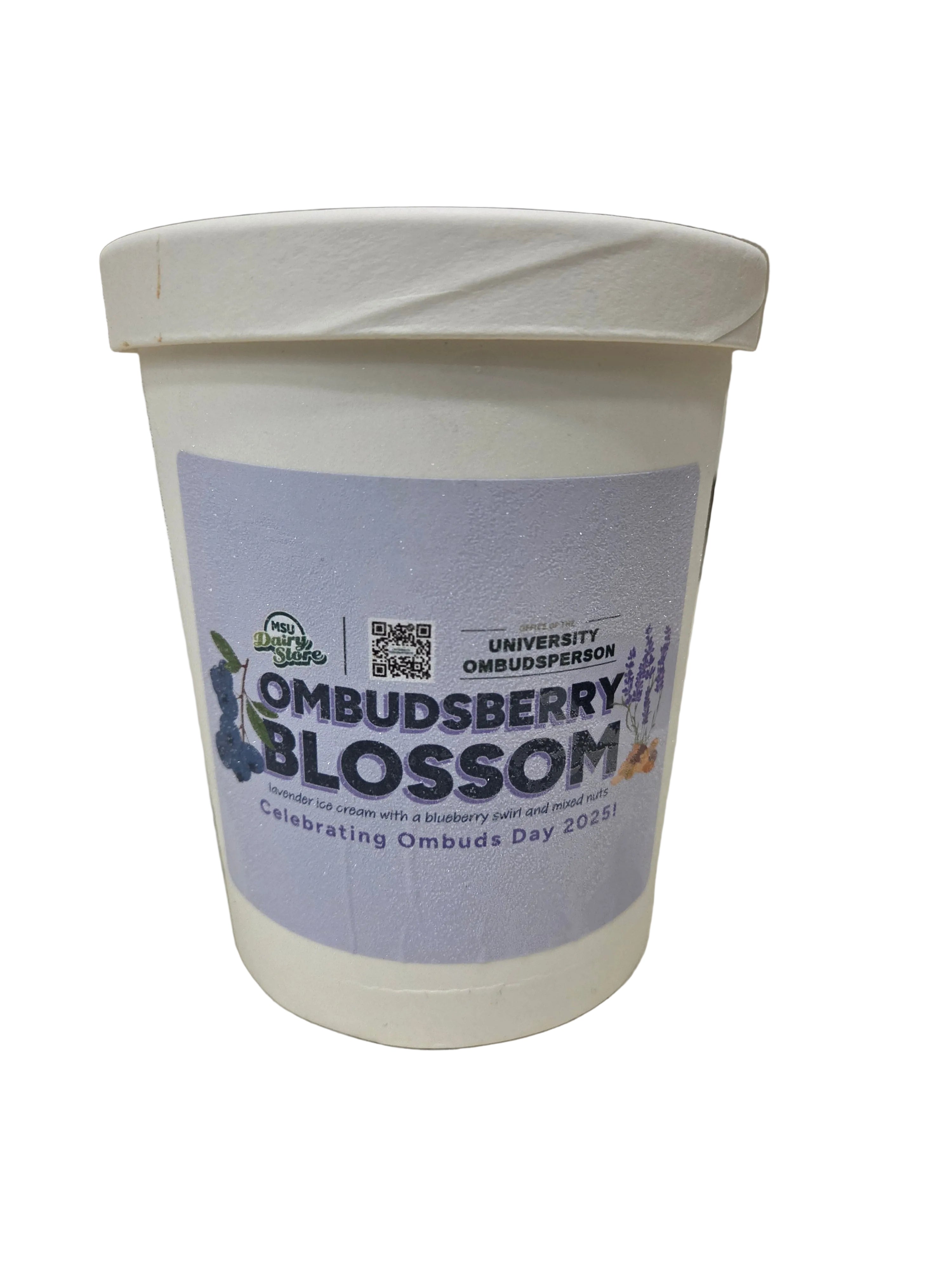 MSU Dairy Store Omudsberry Blossom Quart