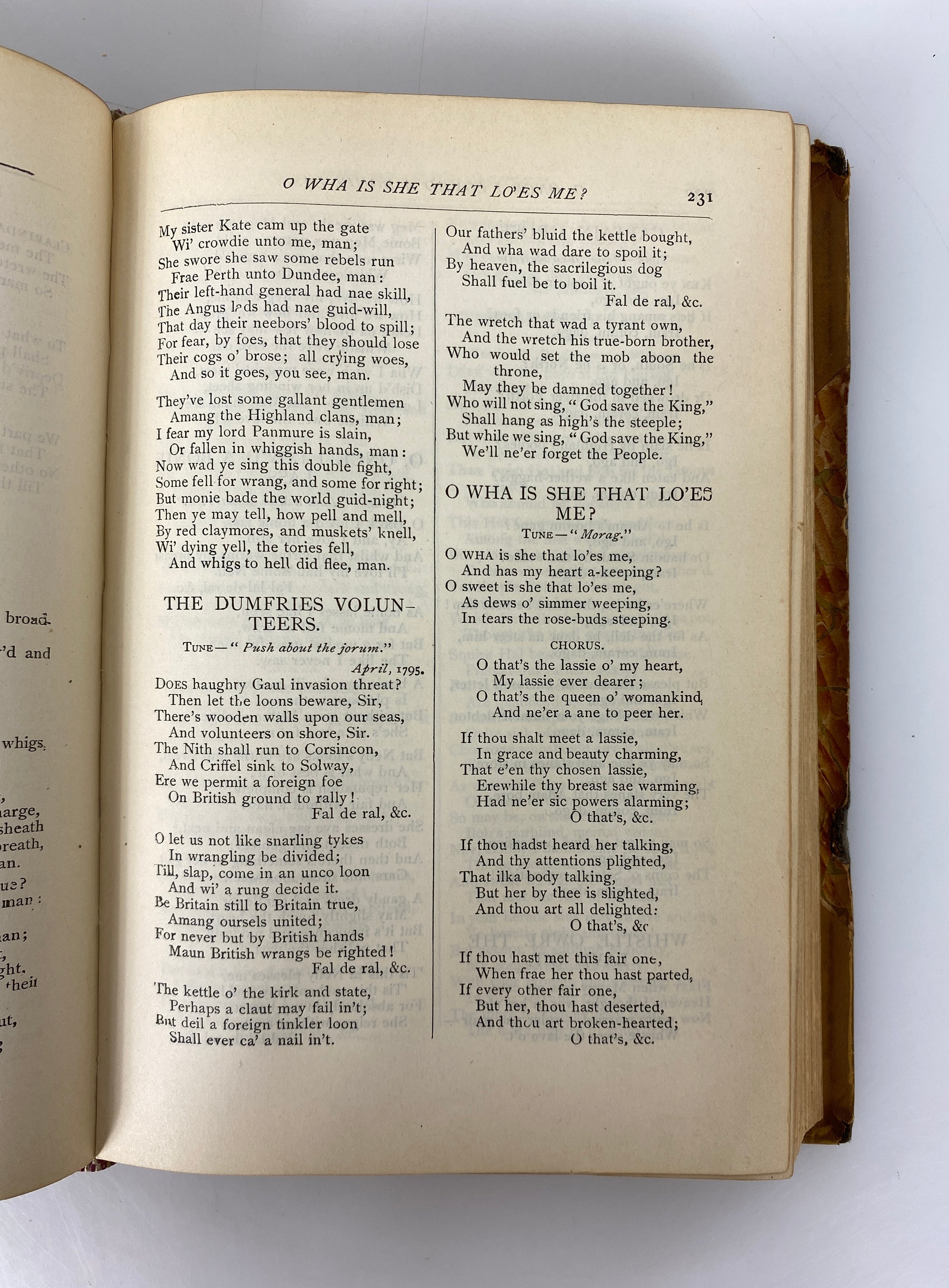 Robert Burns's Complete Poetical Works Alexander Smith Antique HC