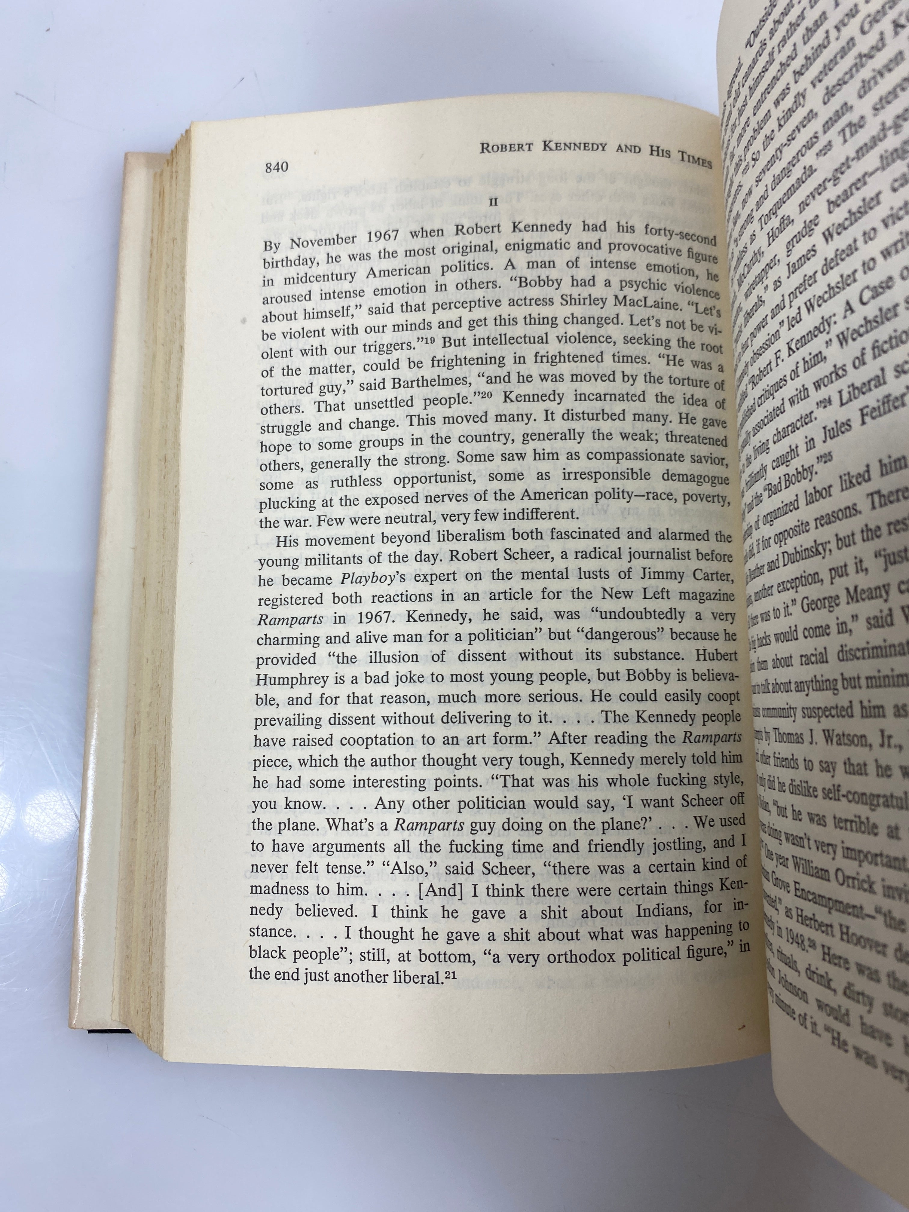 Robert Kennedy and His Times Vol. II by Schlesinger 1978 HCDJ