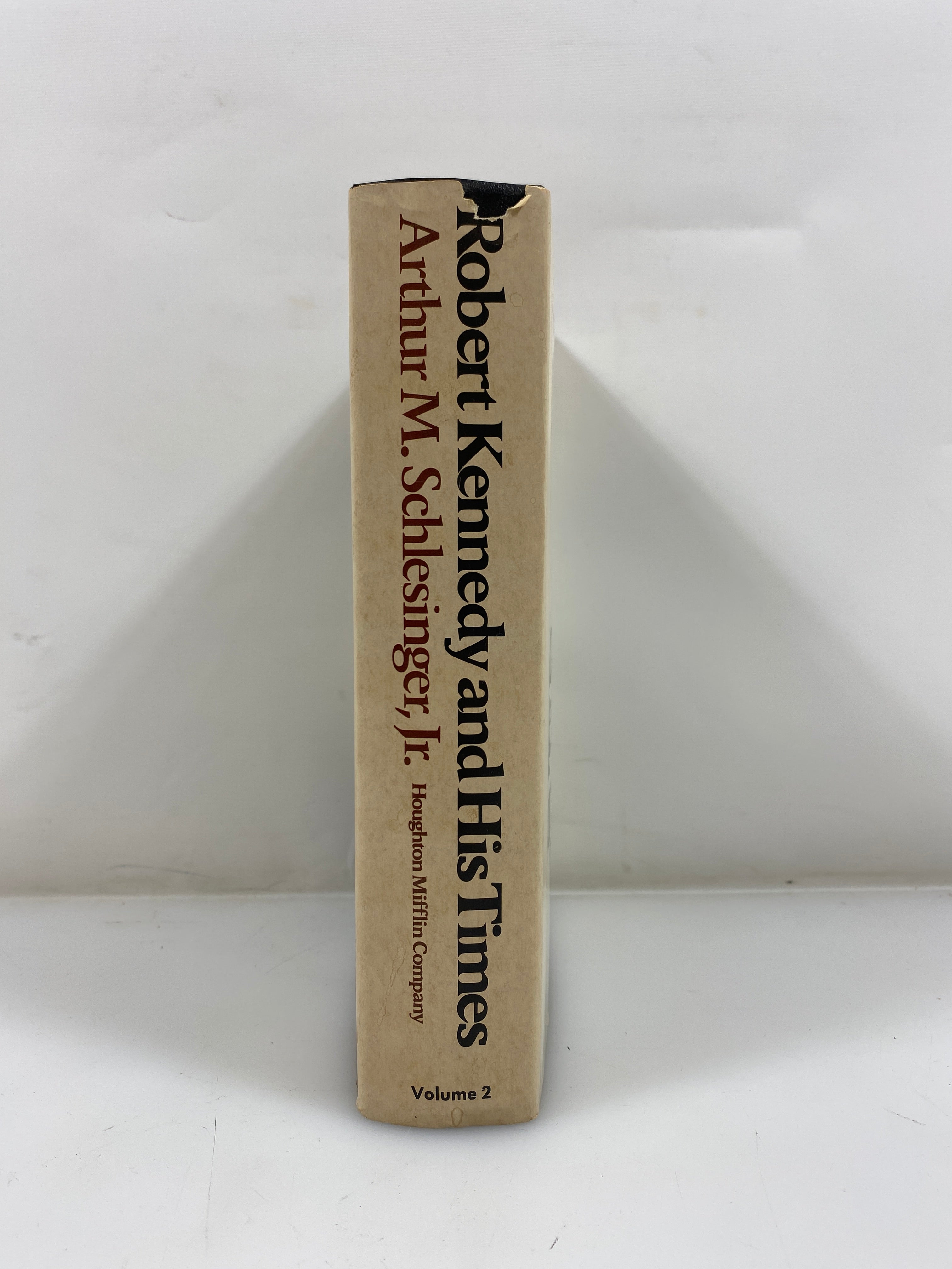 Robert Kennedy and His Times Vol. II by Schlesinger 1978 HCDJ