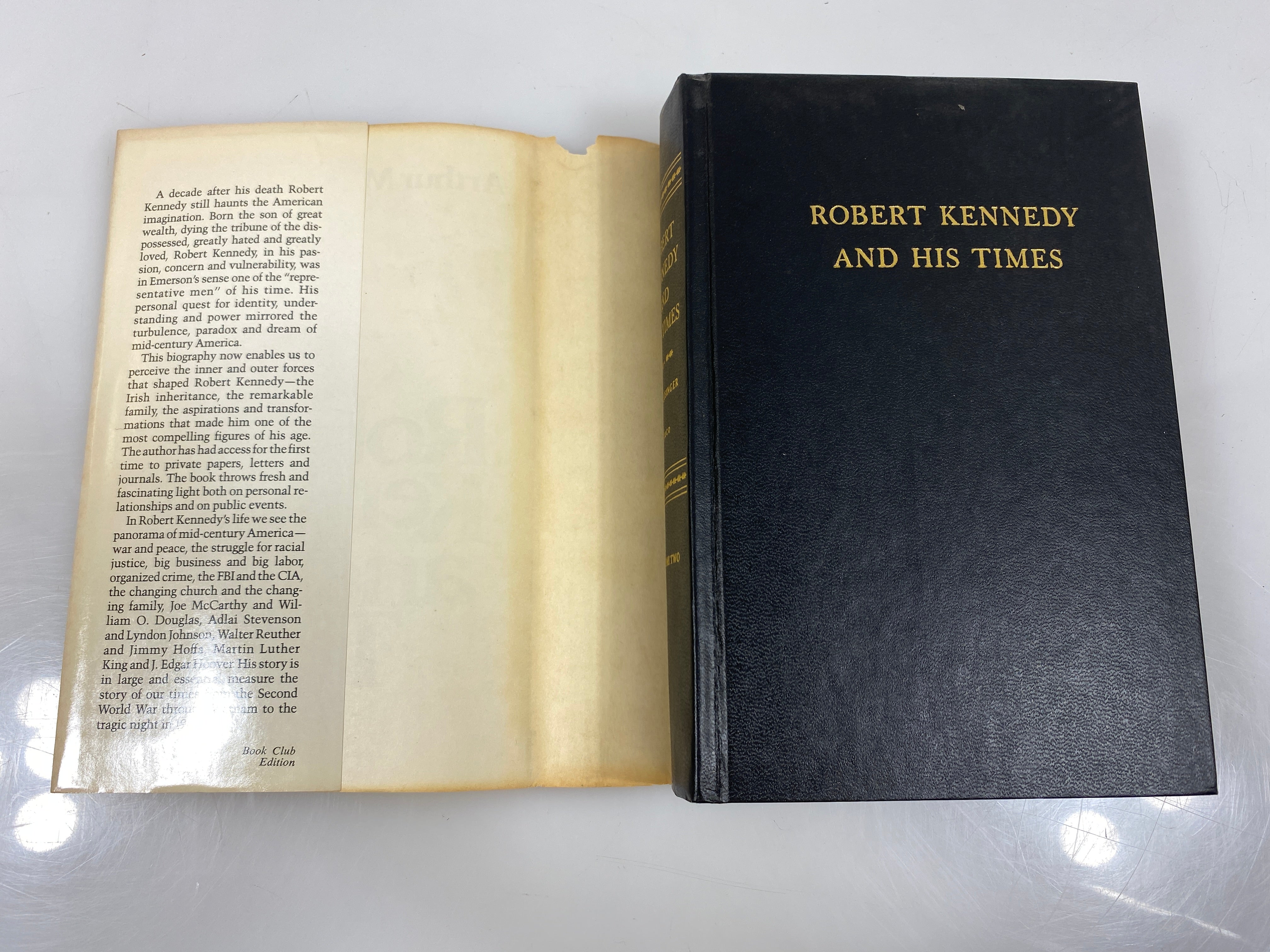 Robert Kennedy and His Times Vol. II by Schlesinger 1978 HCDJ