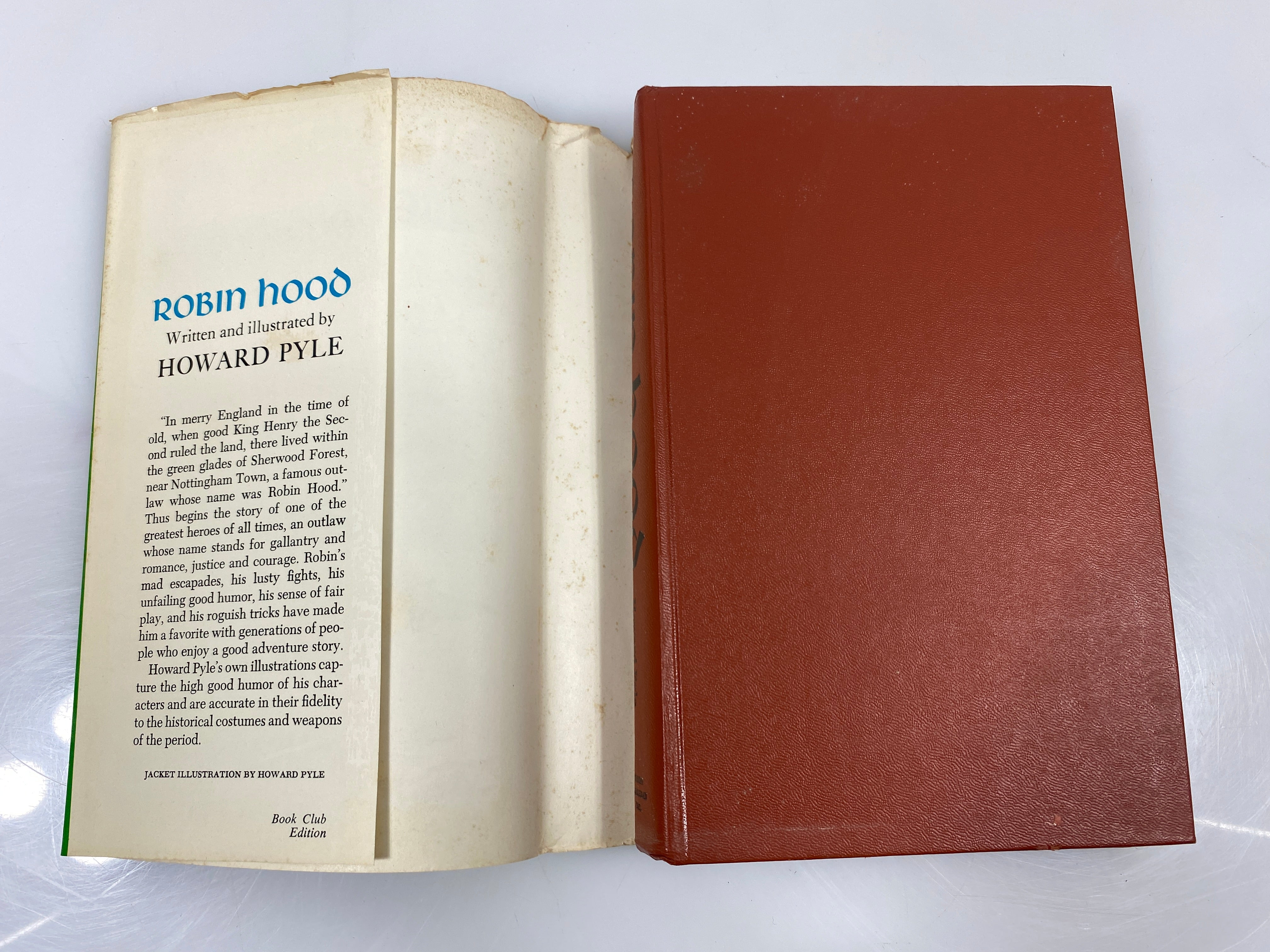 Robin Hood by Howard Pyle Nelson Doubleday HCDJ BCE
