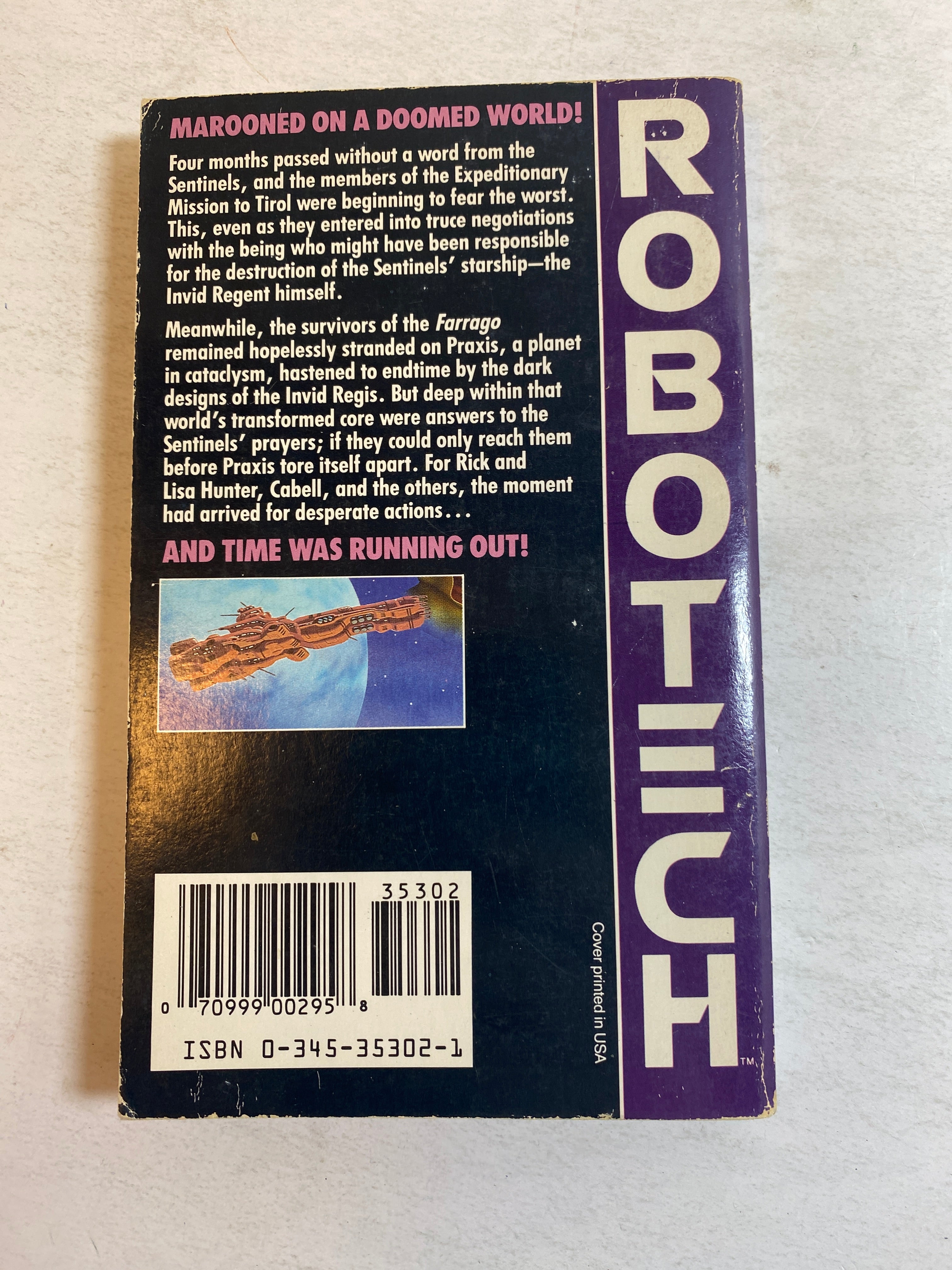 Robotech 3 Death Dance The Sentinels Vintage paperback 1988
