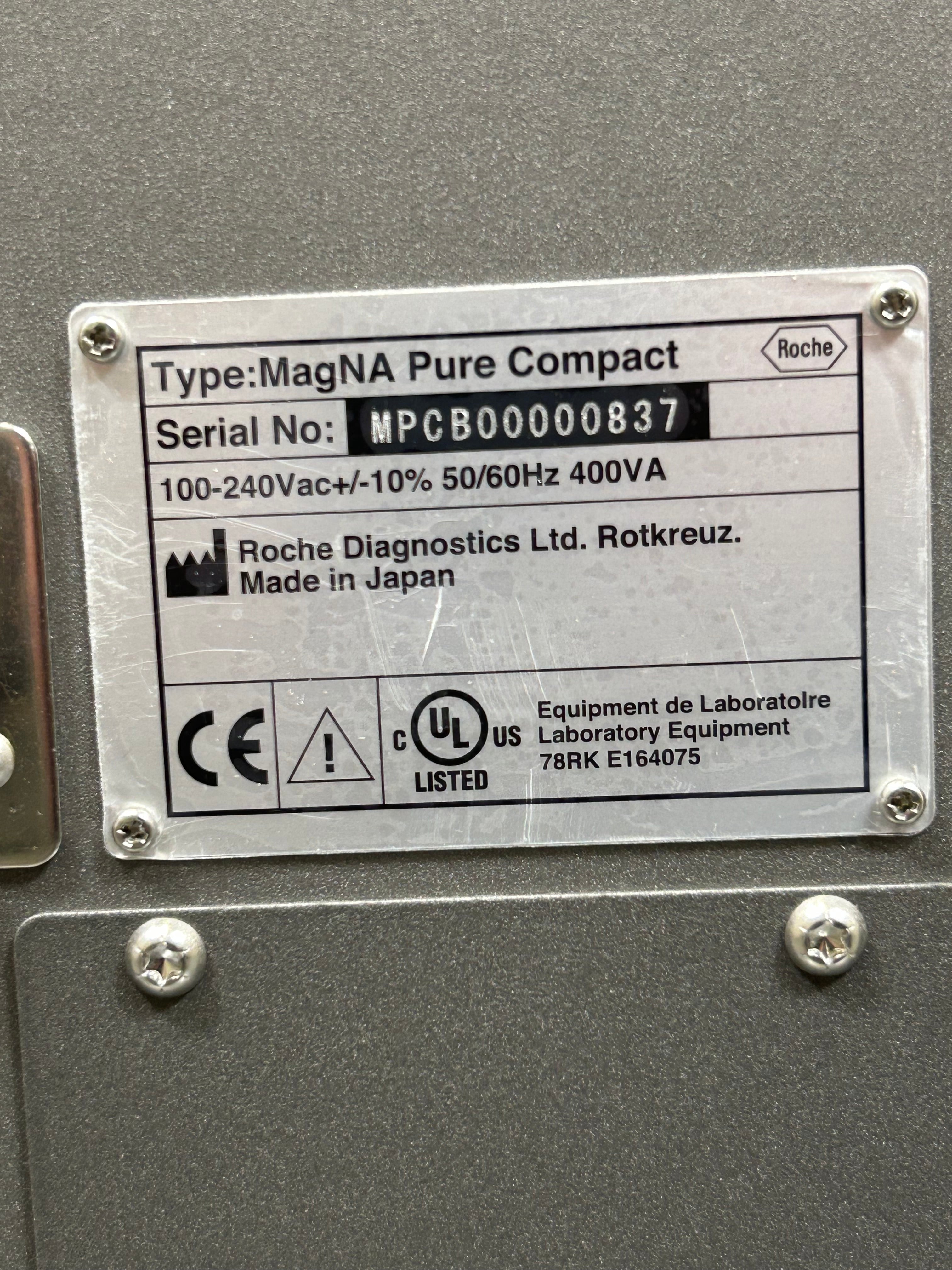 Roche MagNA Pure Compact *Parts*