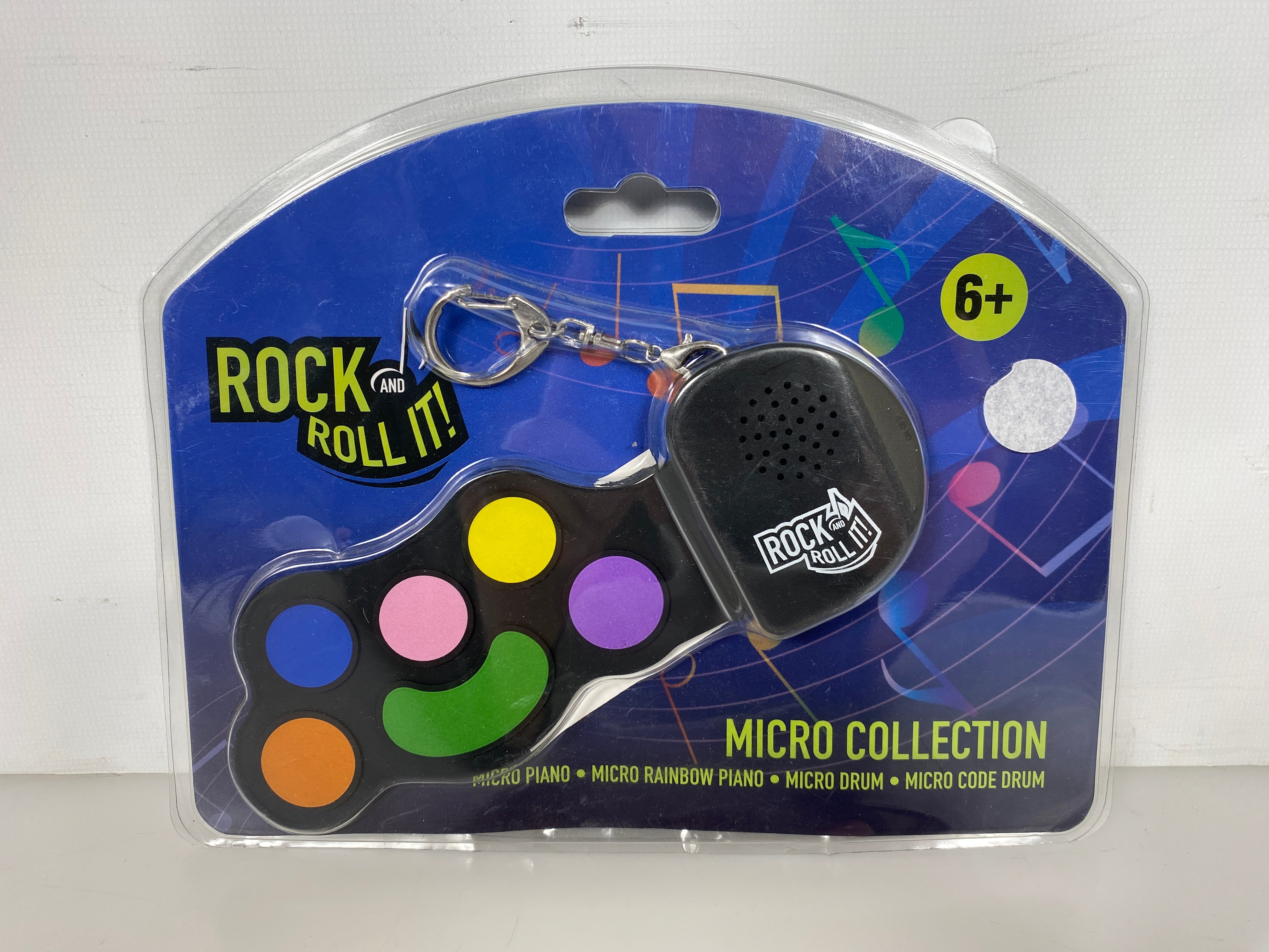 Rock and Roll It! Micro Colored Drum Keychain
