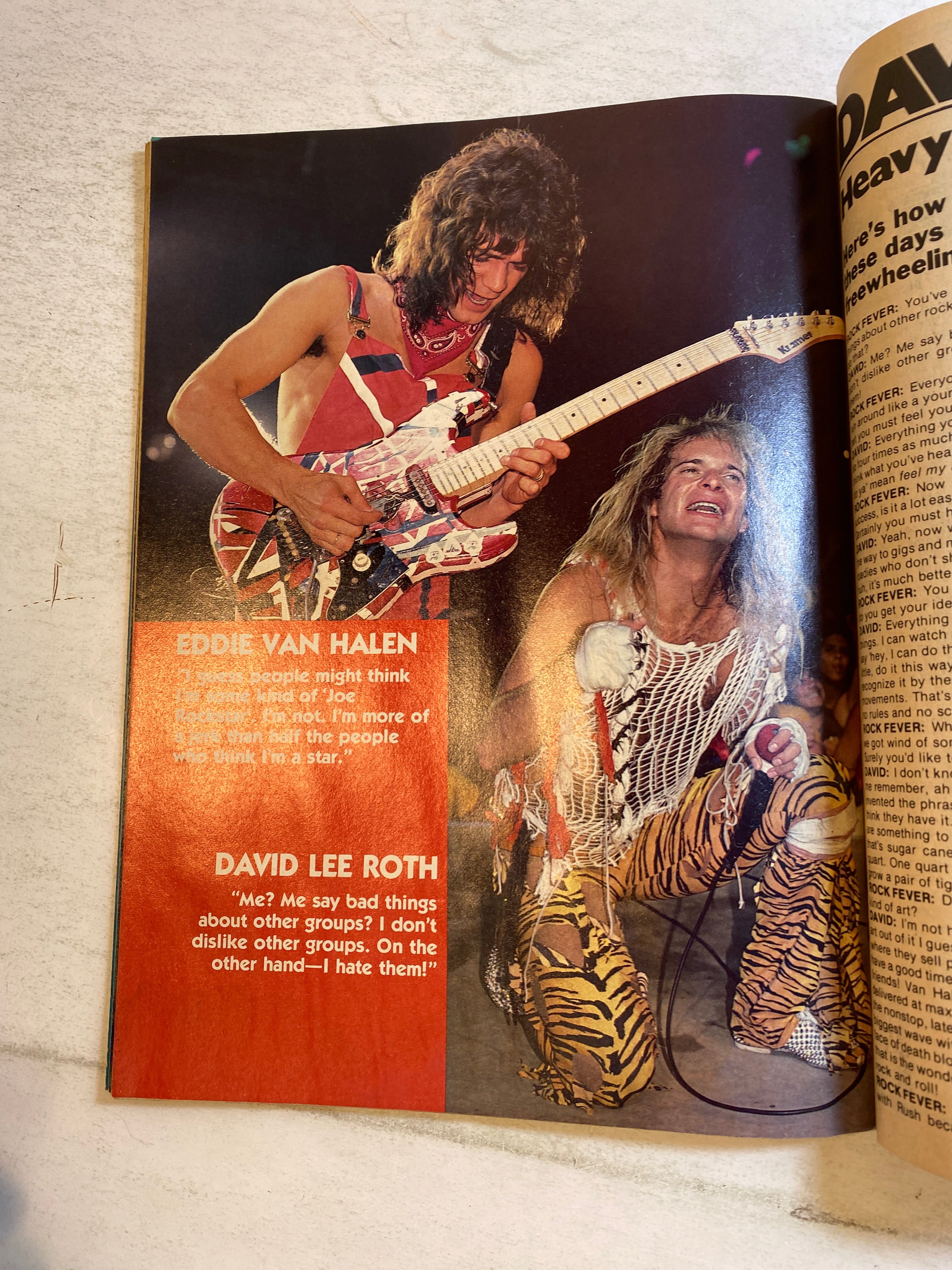 Rock Fever Magazine March 1984 Def Leppard