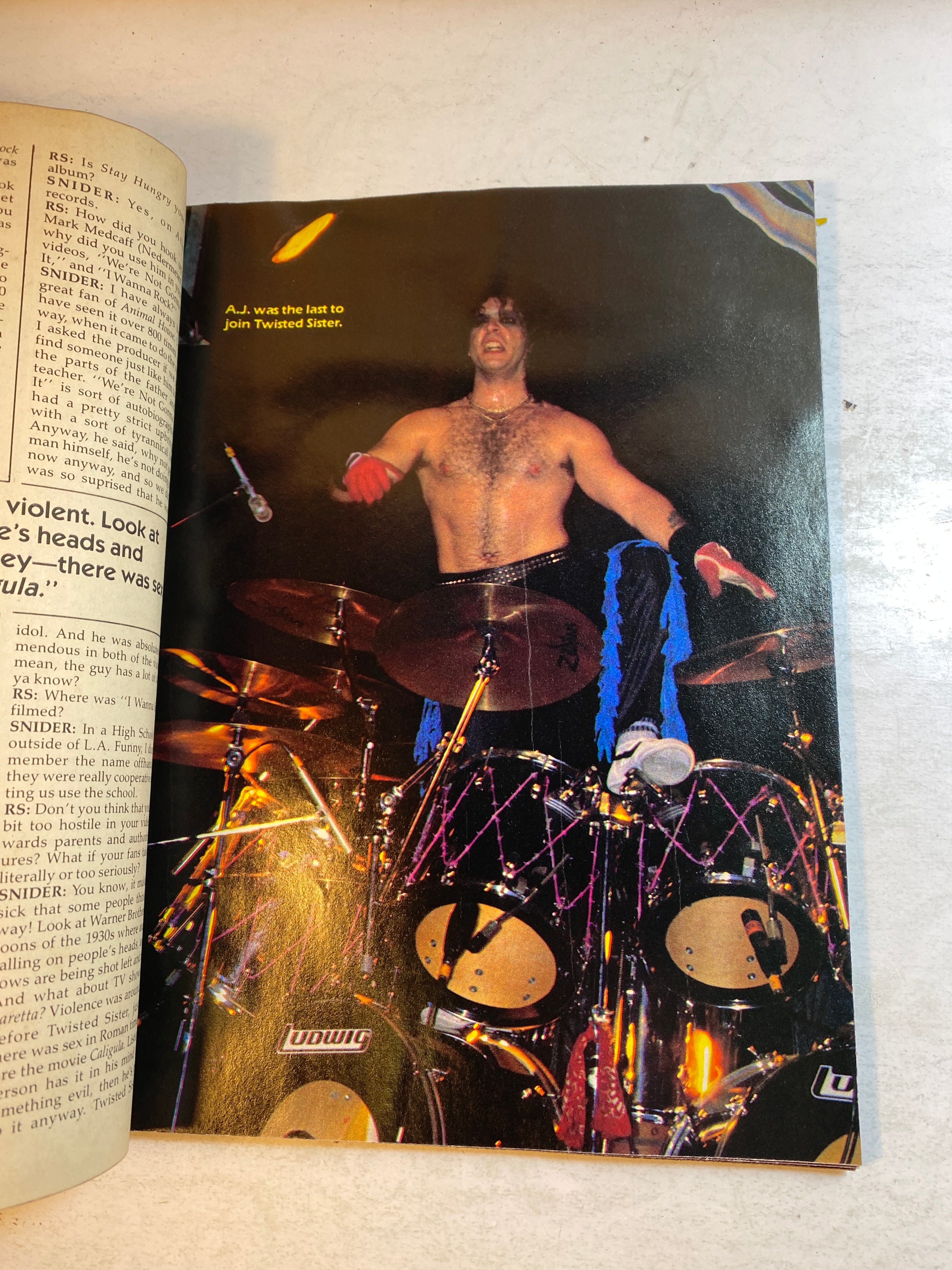 Rock Scene Magazine #2 March 1985 Twisted Sister