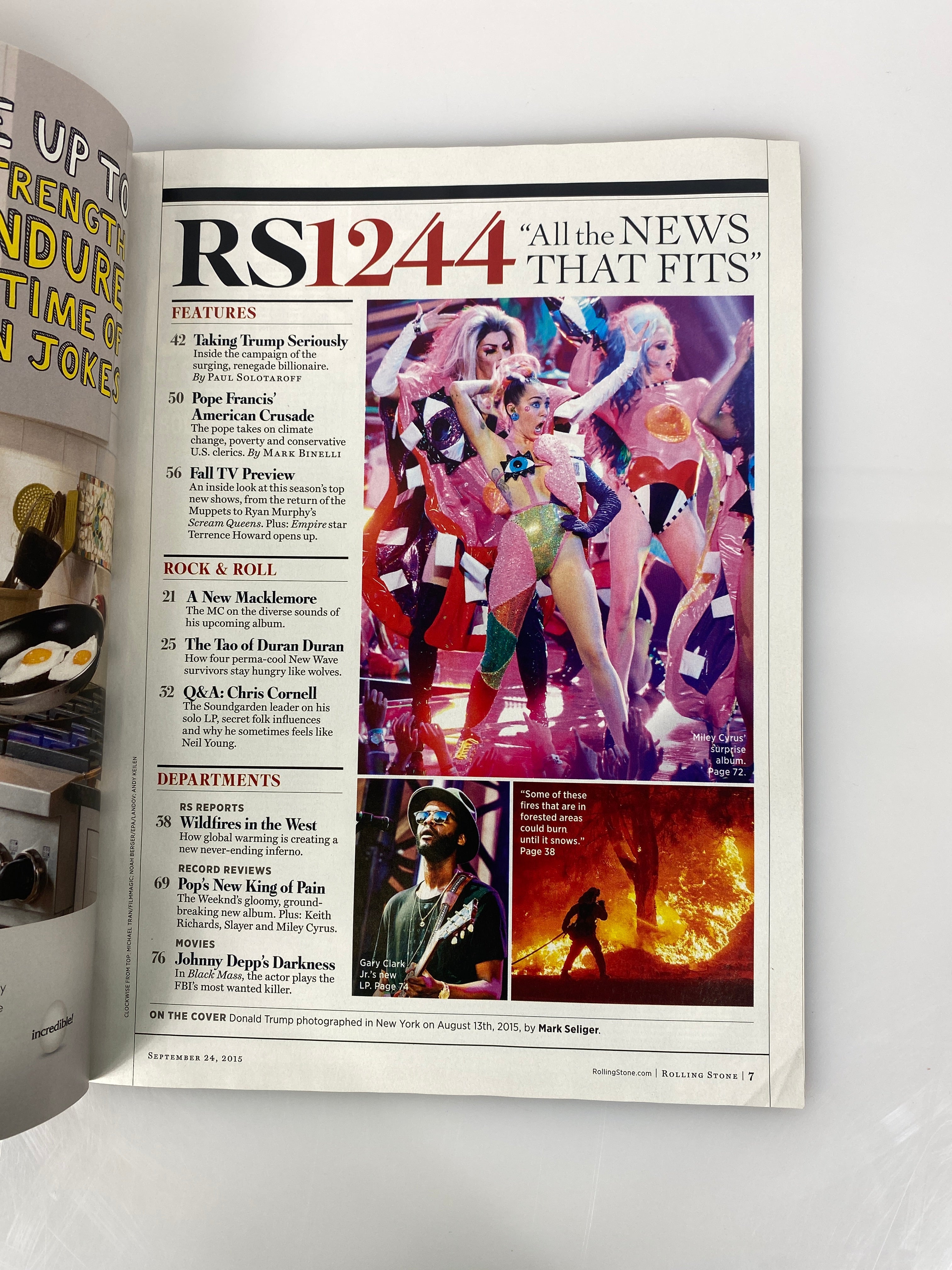 Rolling Stone Magazine September 24, 2015 Donald Trump