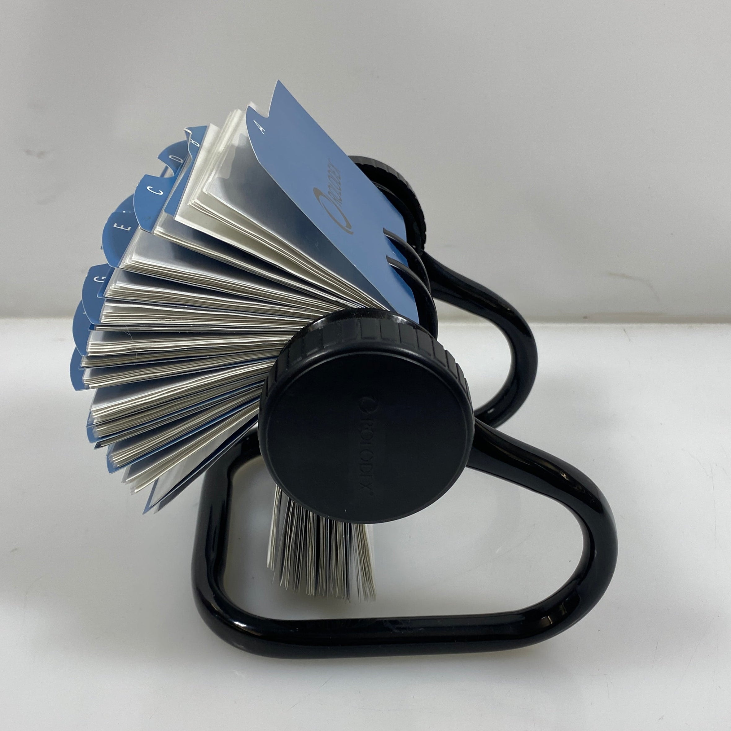 rolodex business card binder Rolodex 22291ELD Metal/Mesh Open Tray Business Card File Holds 125 2 1/4 x 4 Cards Black