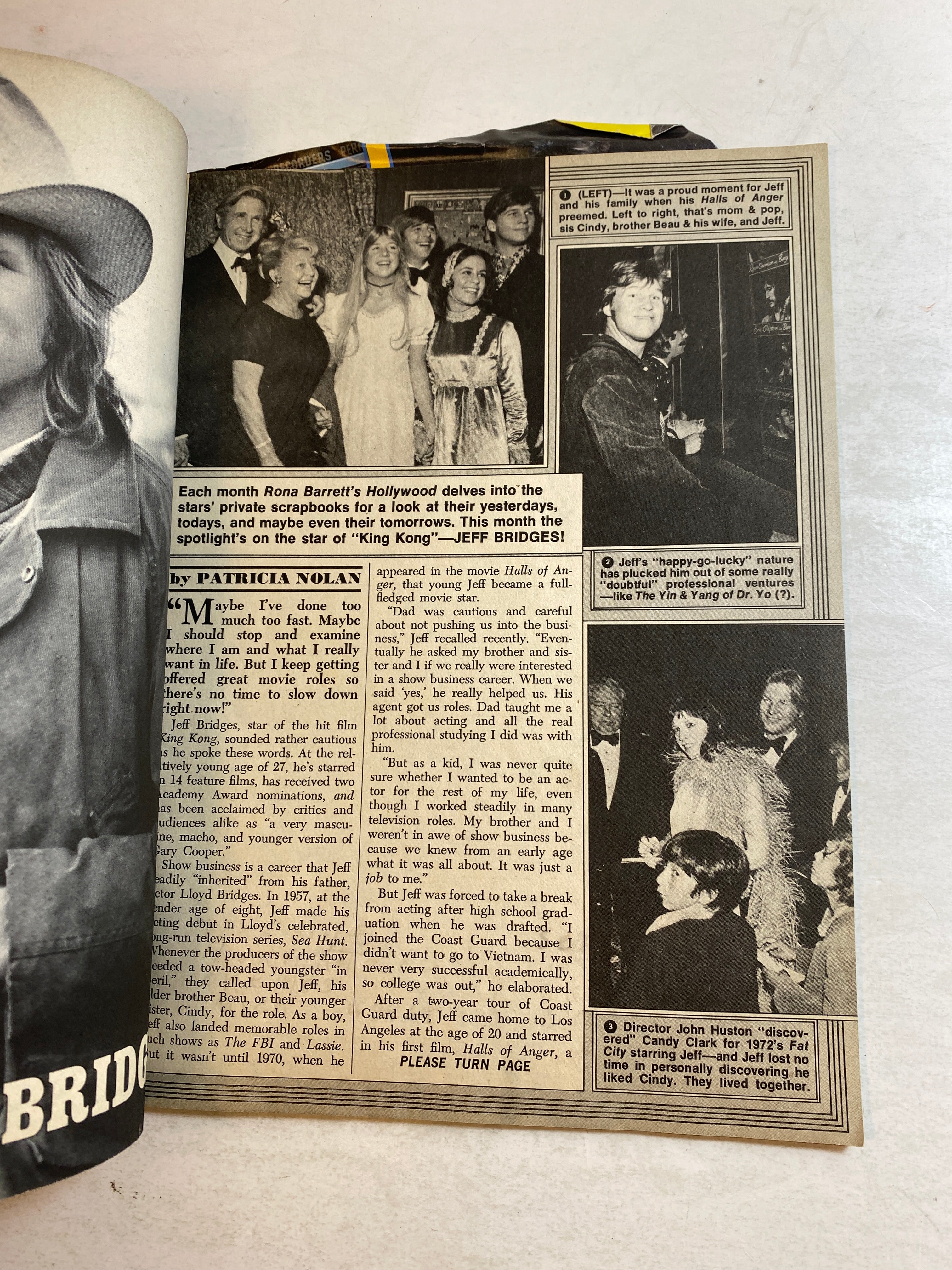 Rona Barrett's Hollywood Magazine June 1977 Lee & Farrah