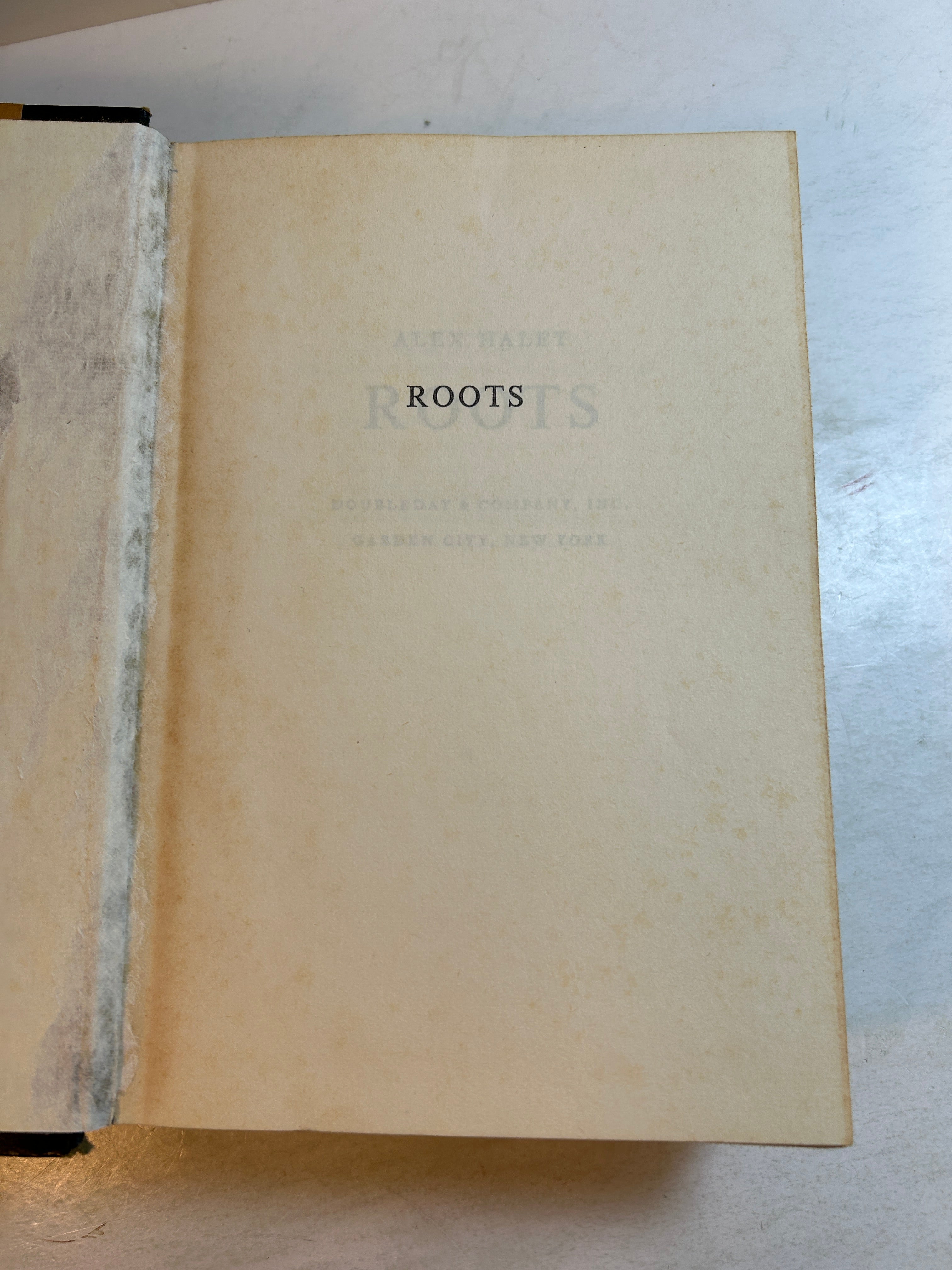 Roots by Alex Haley Doubleday & Co 1976 HC