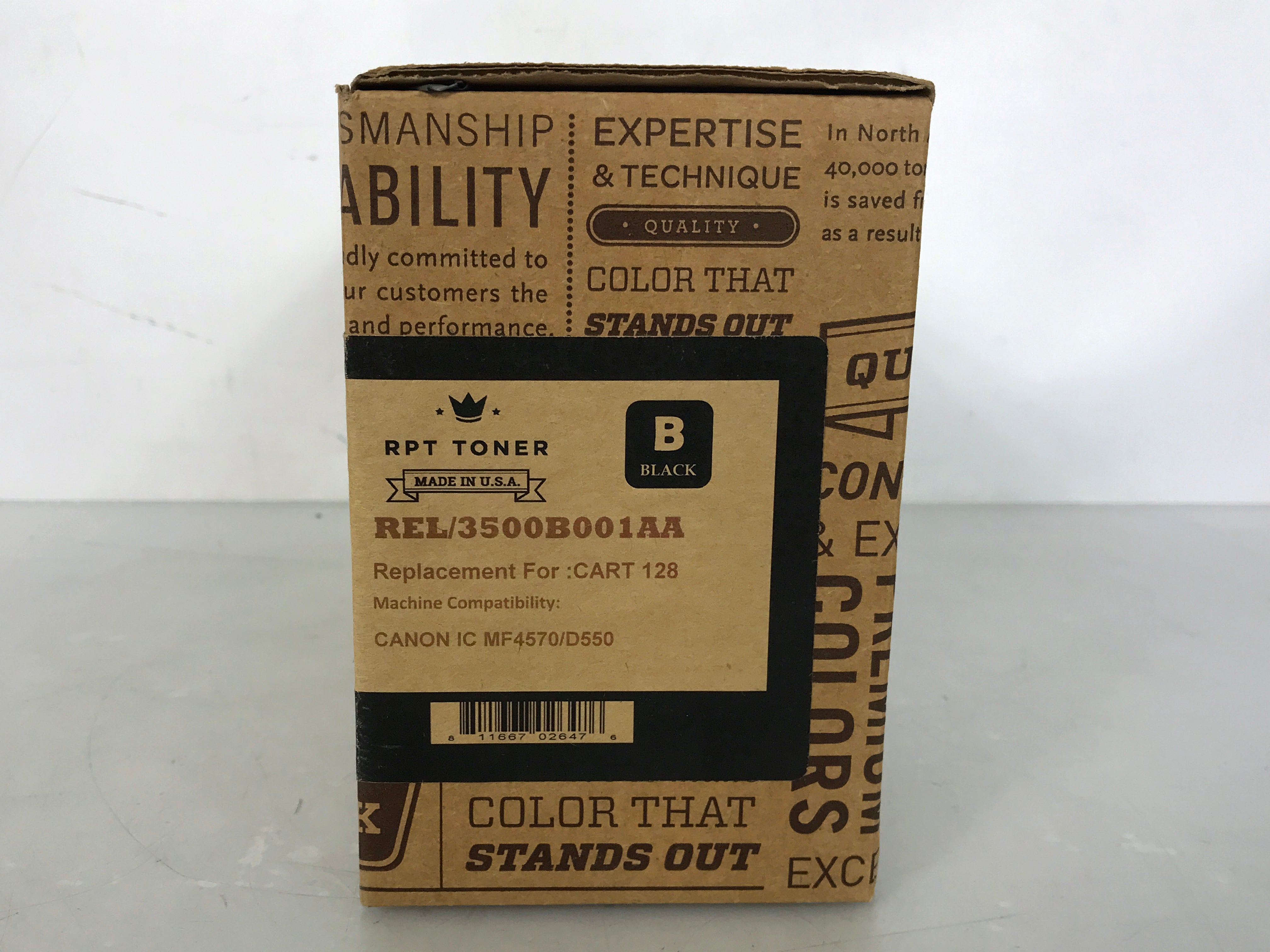 RPT Toner REL/3500B001AA Replacement for Canon 128 Black Toner Cartridge