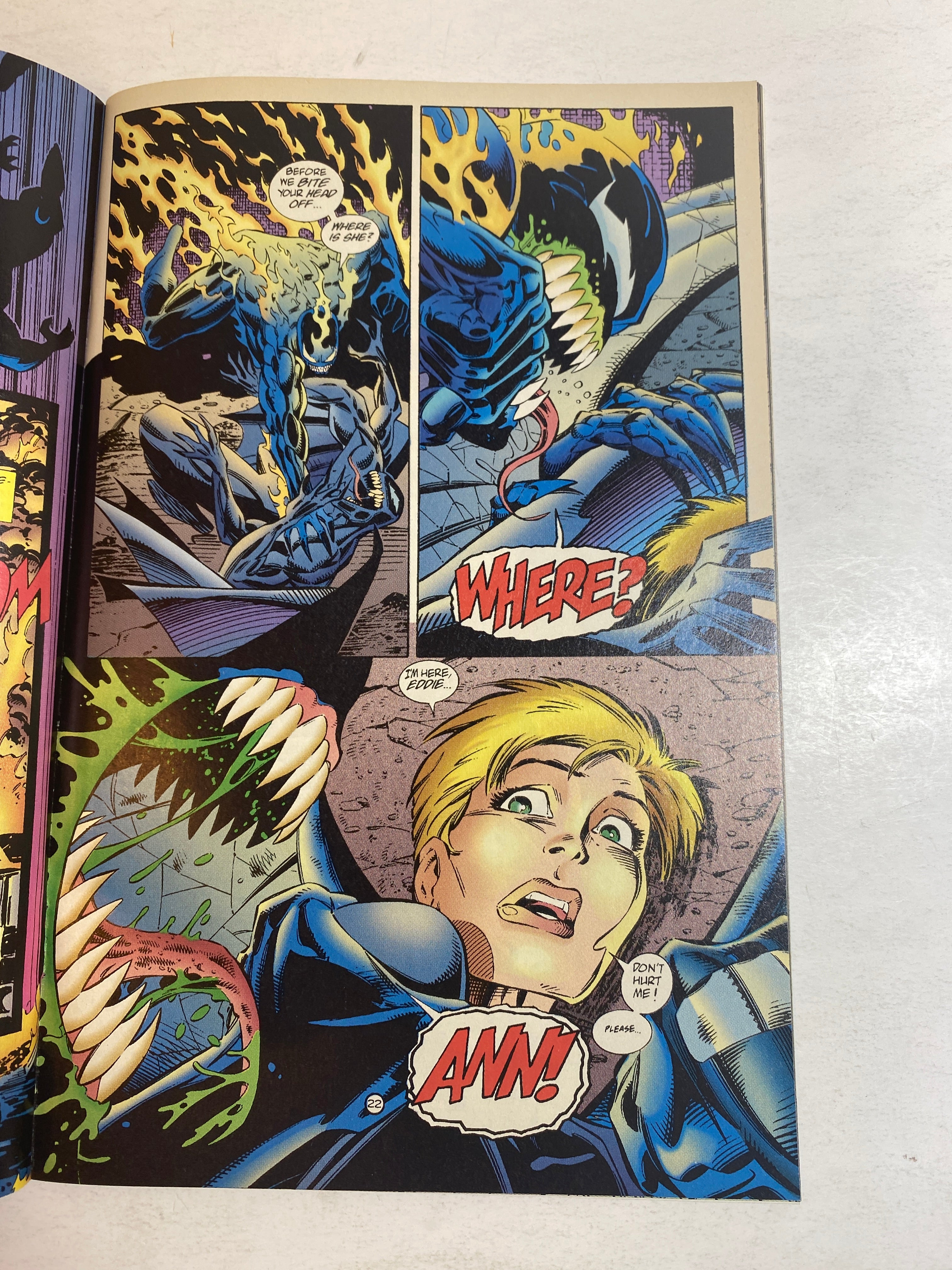 Rune Vs. Venom Malibu Marvel Comic 1996