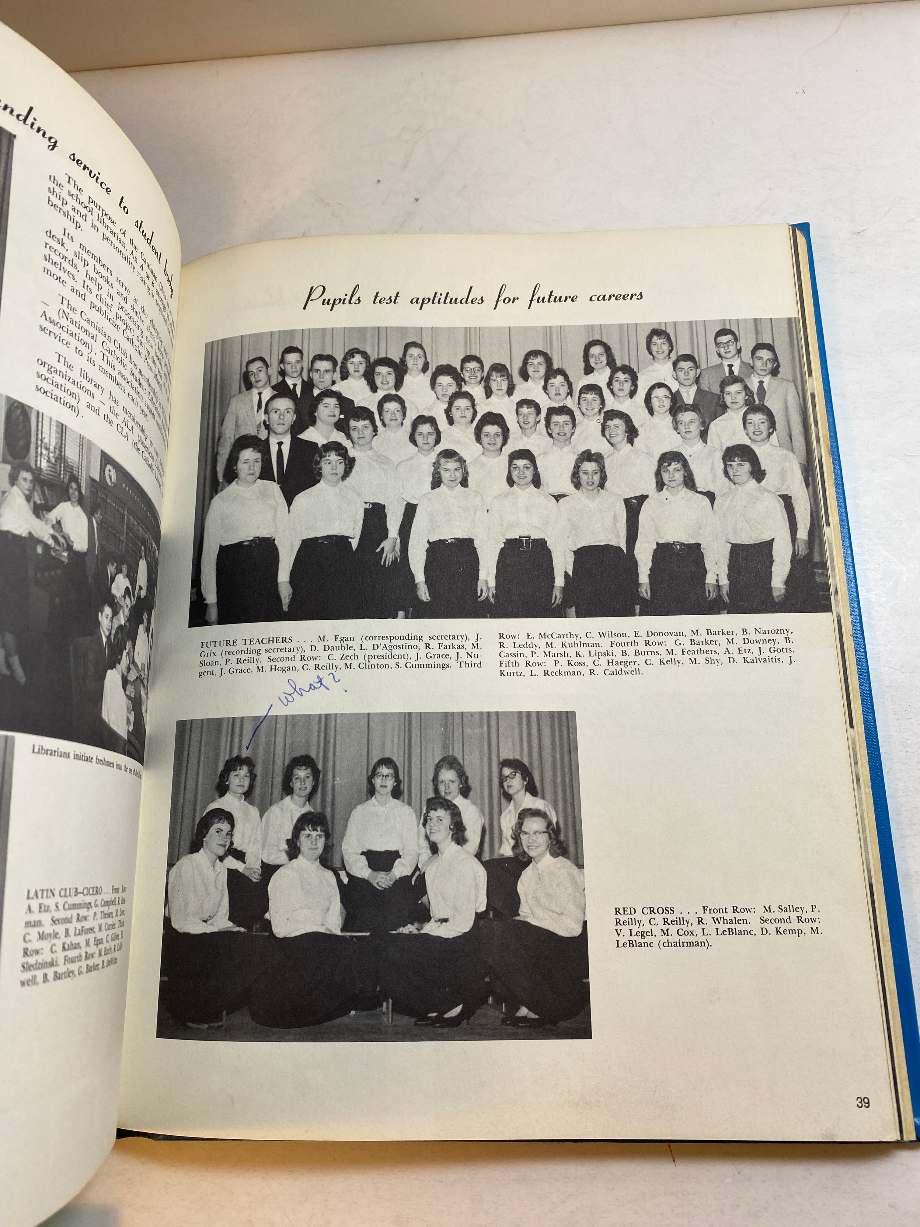 "Rustic" St. Mary of Redford Yearbook Detroit, MI 1960