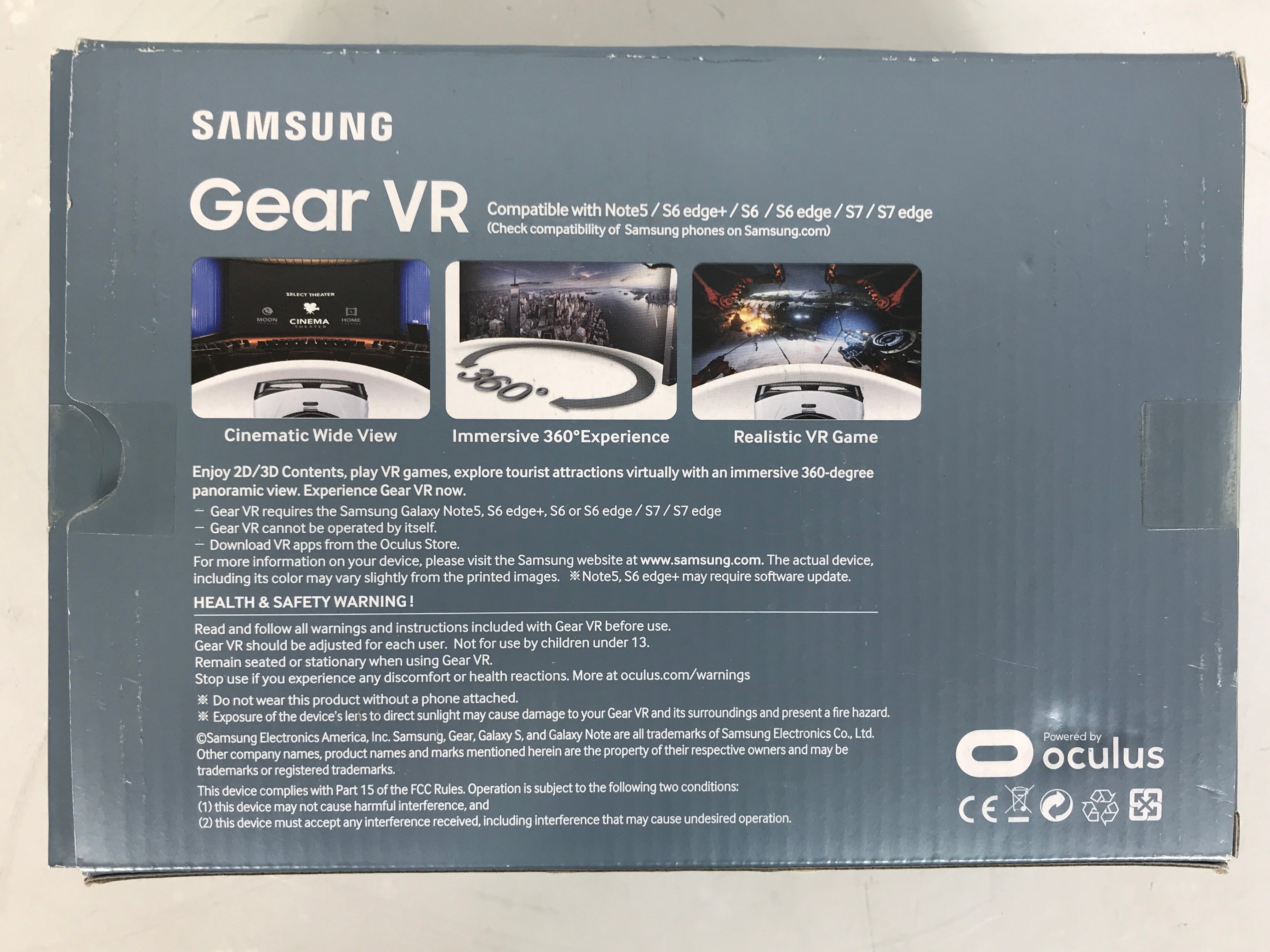 Samsung Gear VR SM-R322 Virtual Reality Headset *Untested*