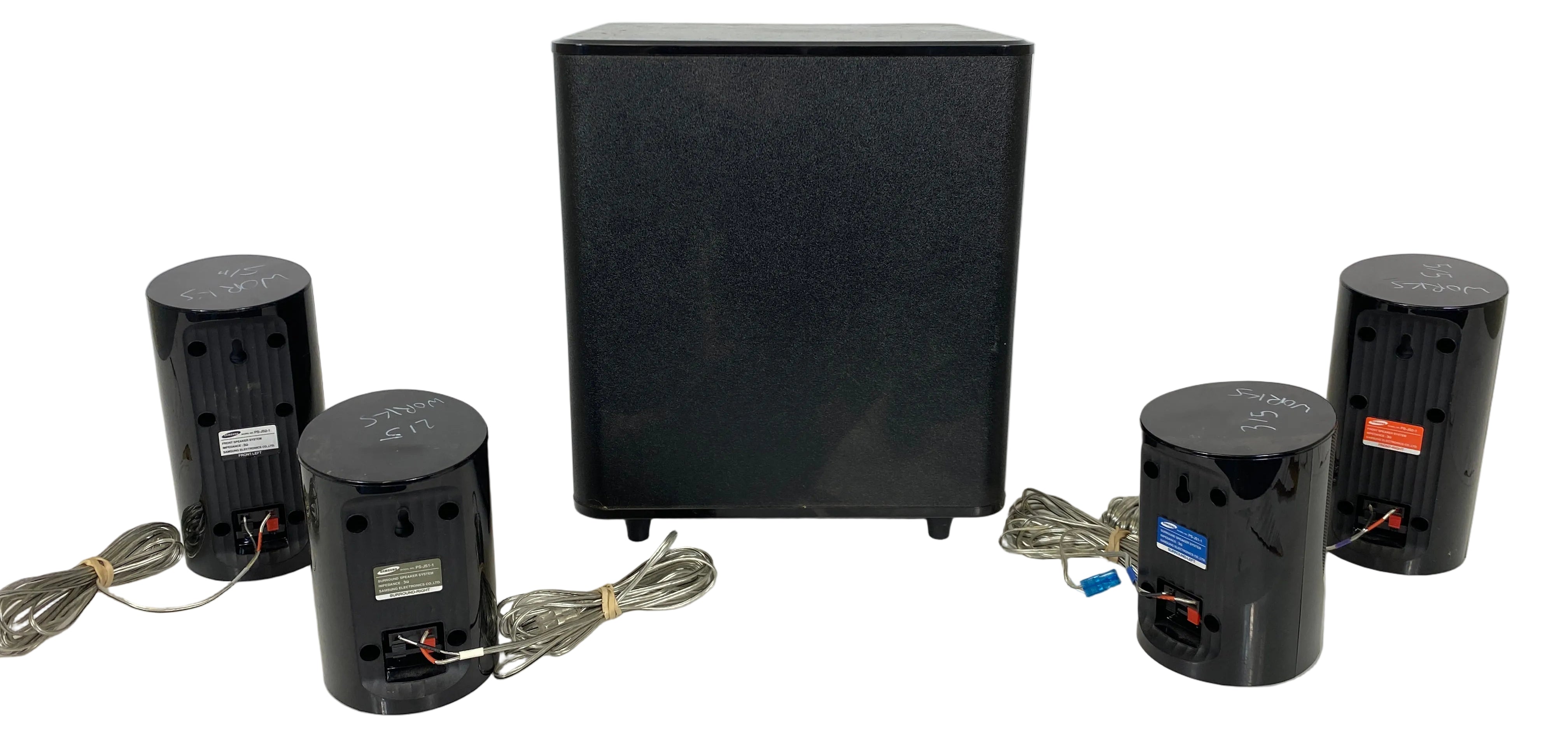Samsung PS-EW5-3 Subwoofer Speaker System *No Center Speaker*