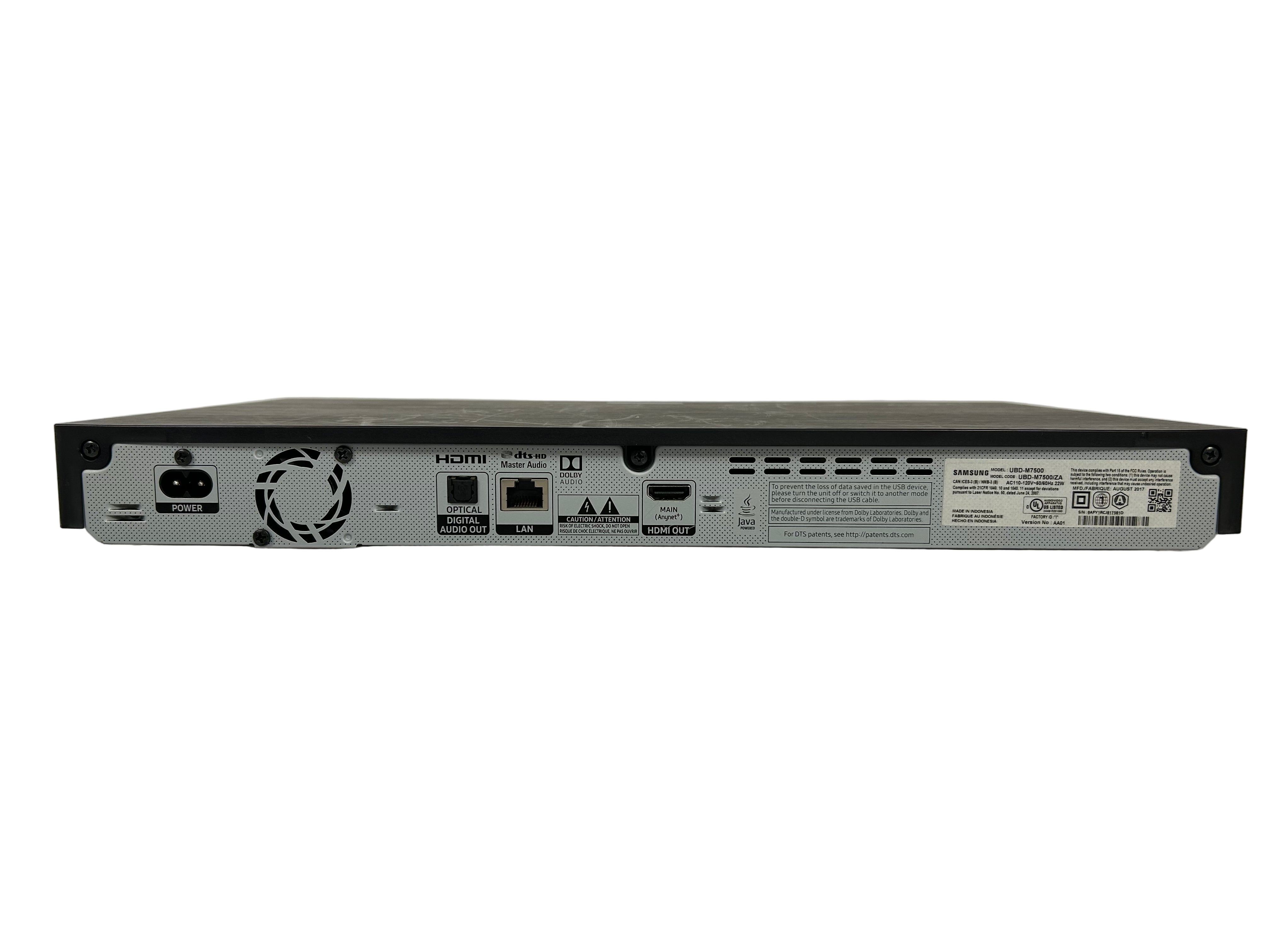 Samsung UBD-M7500 UHD Blu-Ray Player