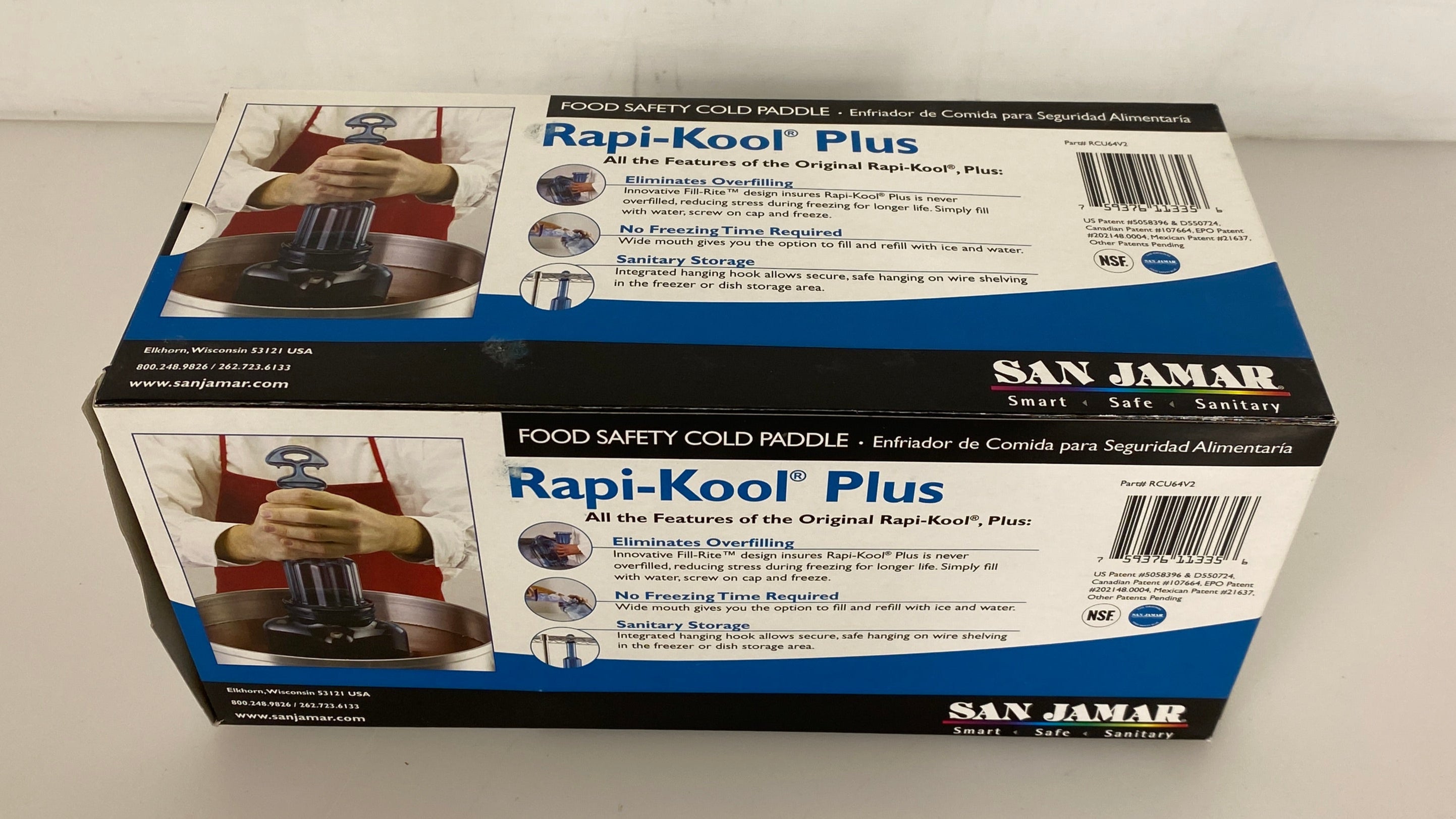 San Jamar Rapi-Kool Plus Food Safety Cold Paddle