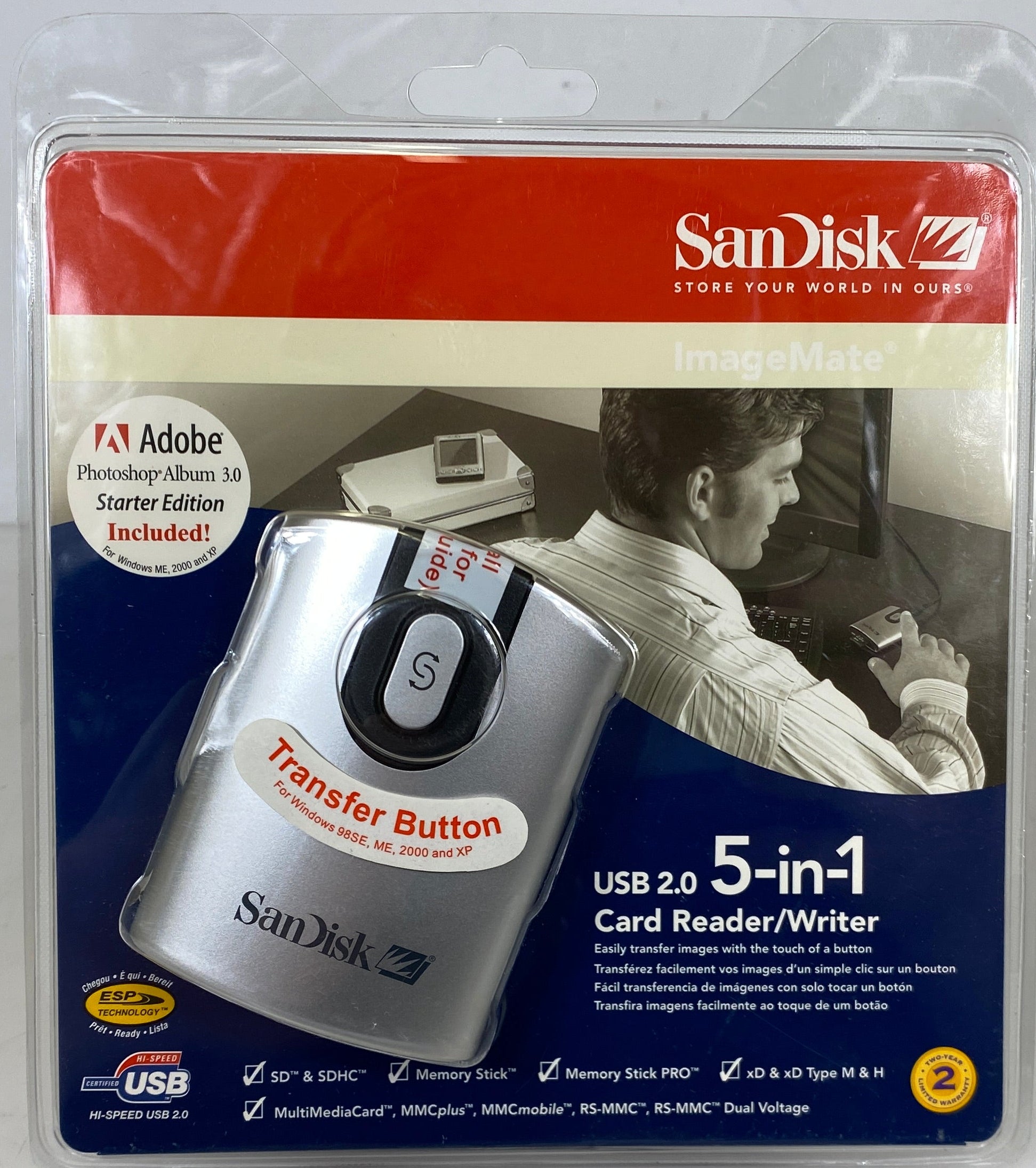 SanDisk ImageMate USB 2.0 5-in-1 Card Reader/Writer *New*