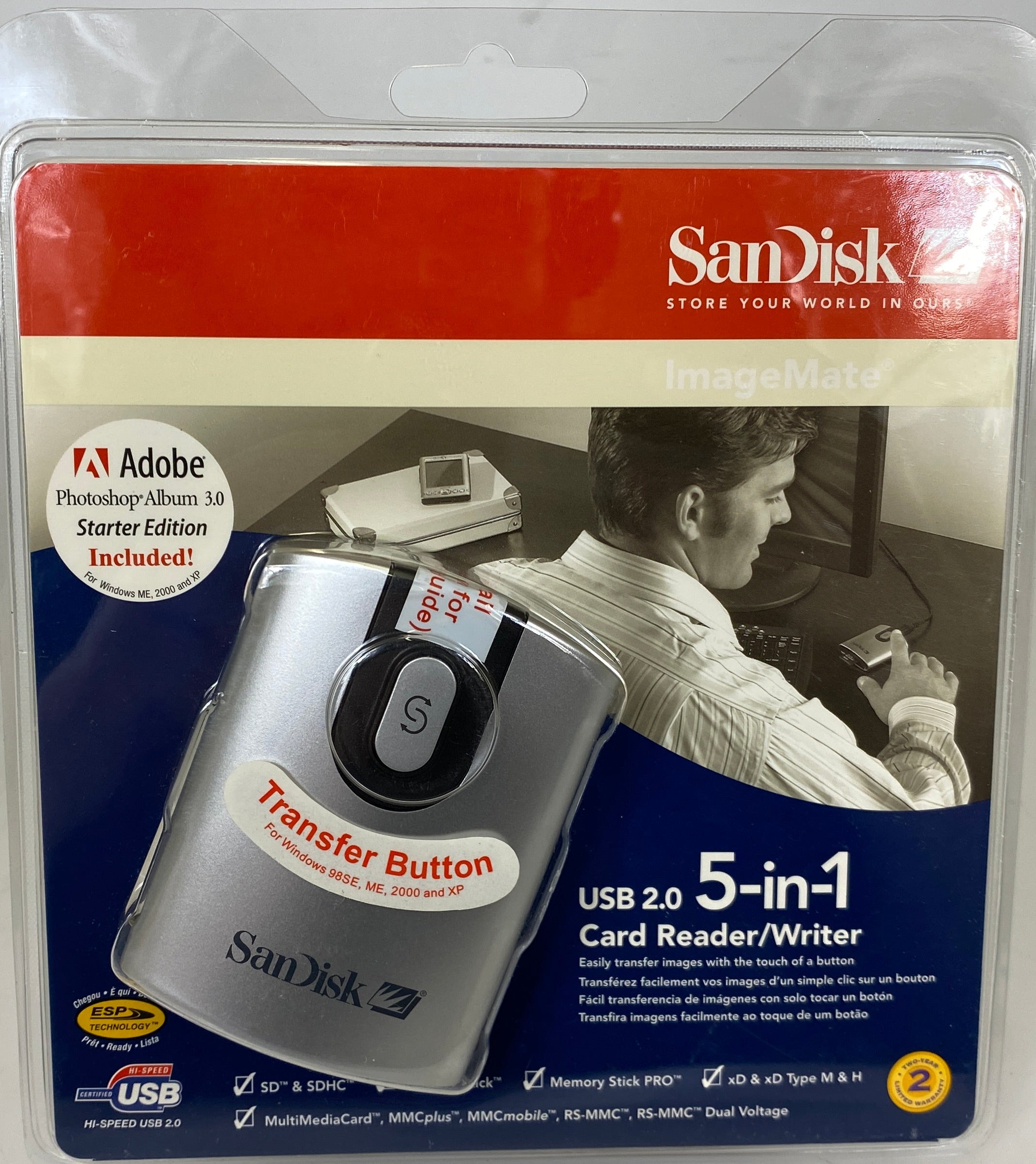 SanDisk ImageMate USB 2.0 5-in-1 Card Reader/Writer *New*